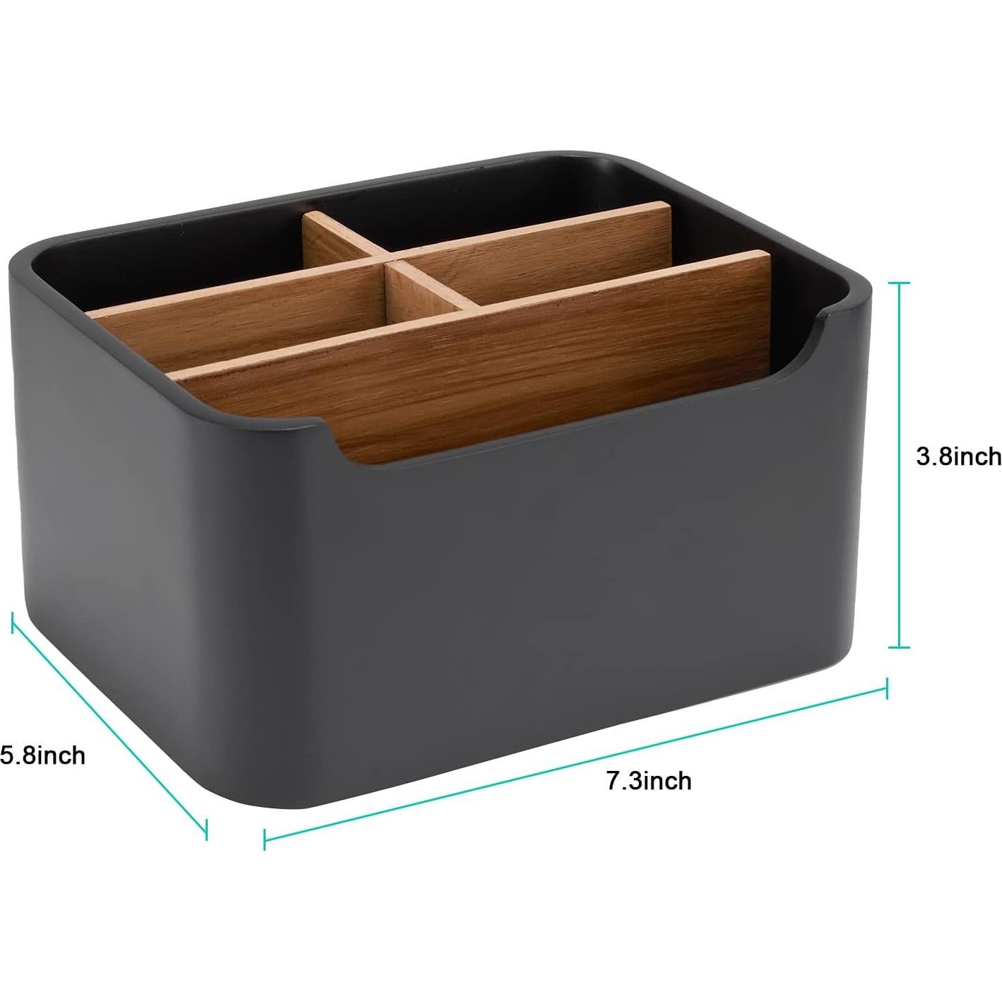 Organizador de Escritorio SZYRL Negro - Almacenamiento Multifuncional