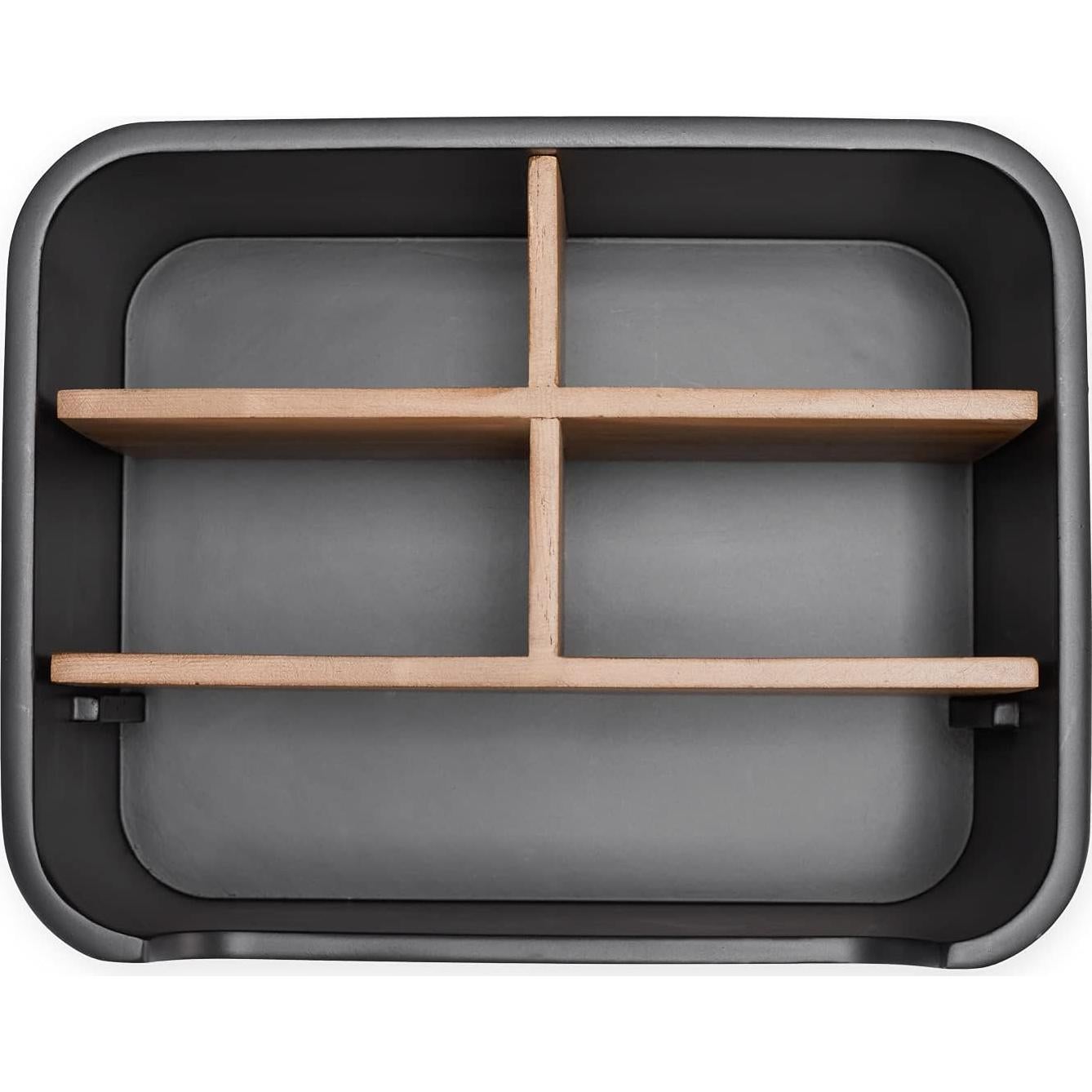 Organizador de Escritorio SZYRL Negro - Almacenamiento Multifuncional