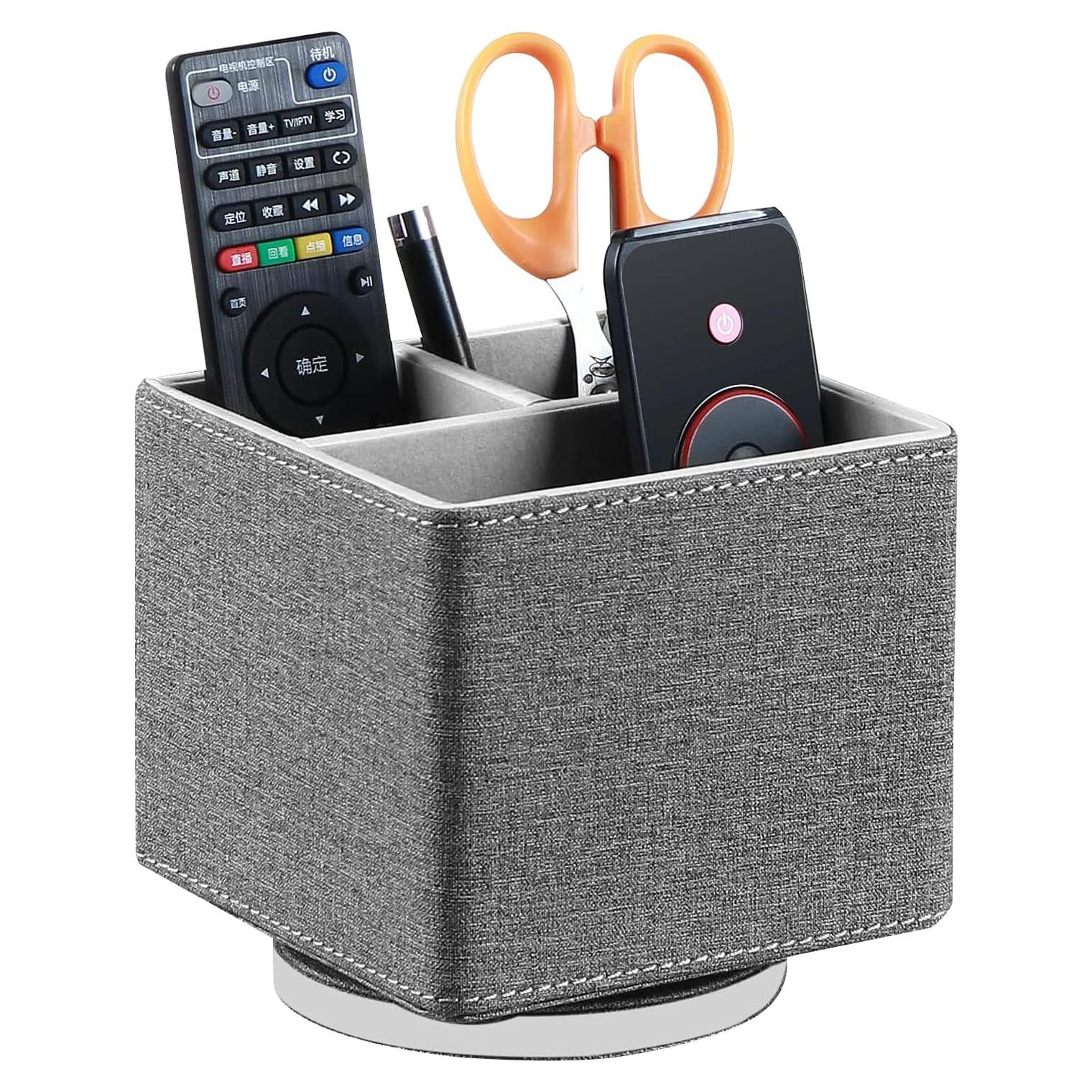 Soporte Giratorio 360° para Control Remoto YAPISHI - Organizador de Mesa