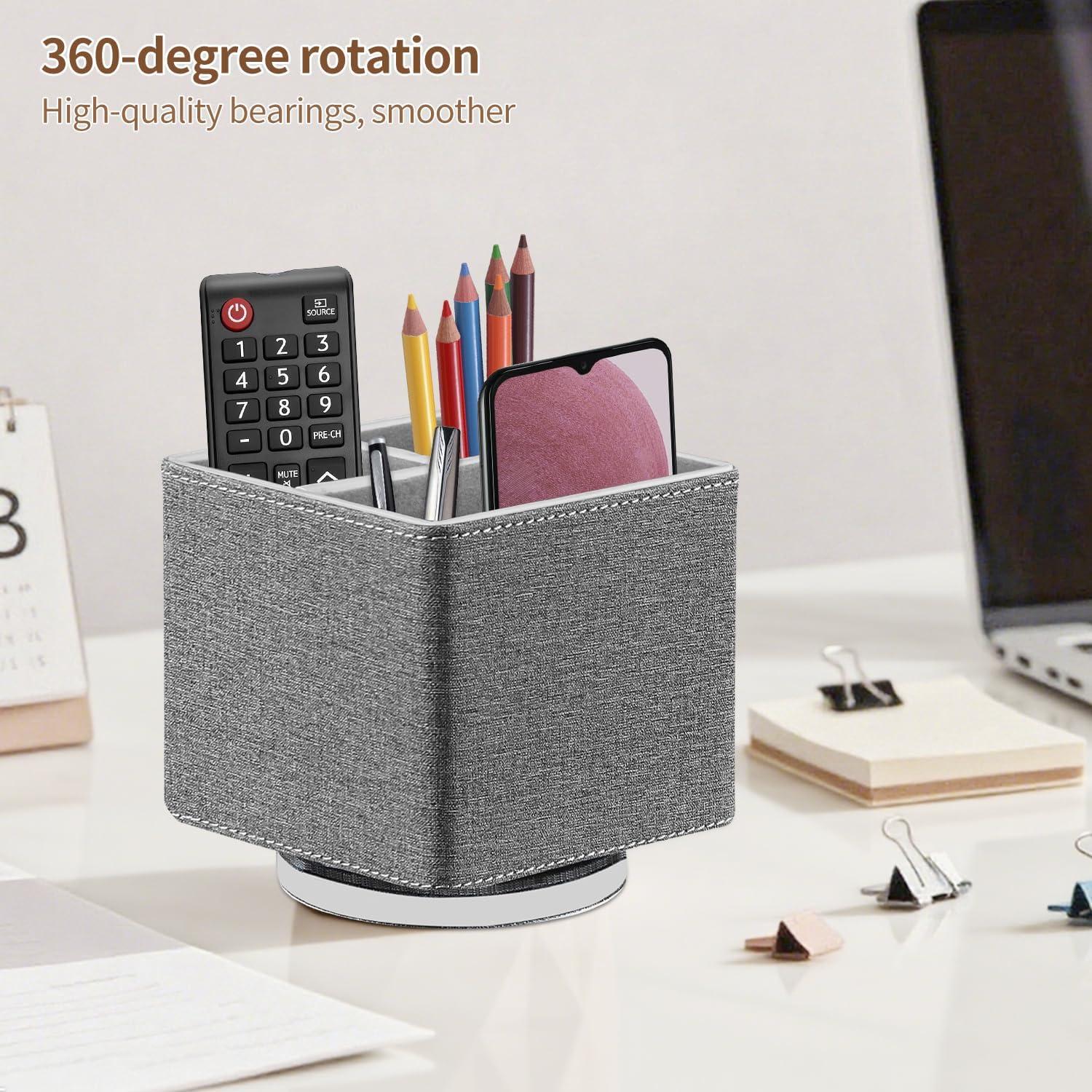 Soporte Giratorio 360° para Control Remoto YAPISHI - Organizador de Mesa