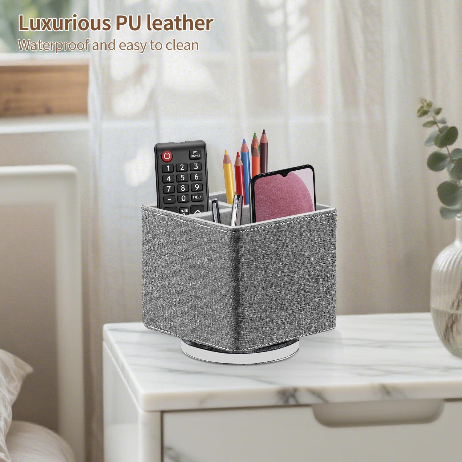 Soporte Giratorio 360° para Control Remoto YAPISHI - Organizador de Mesa