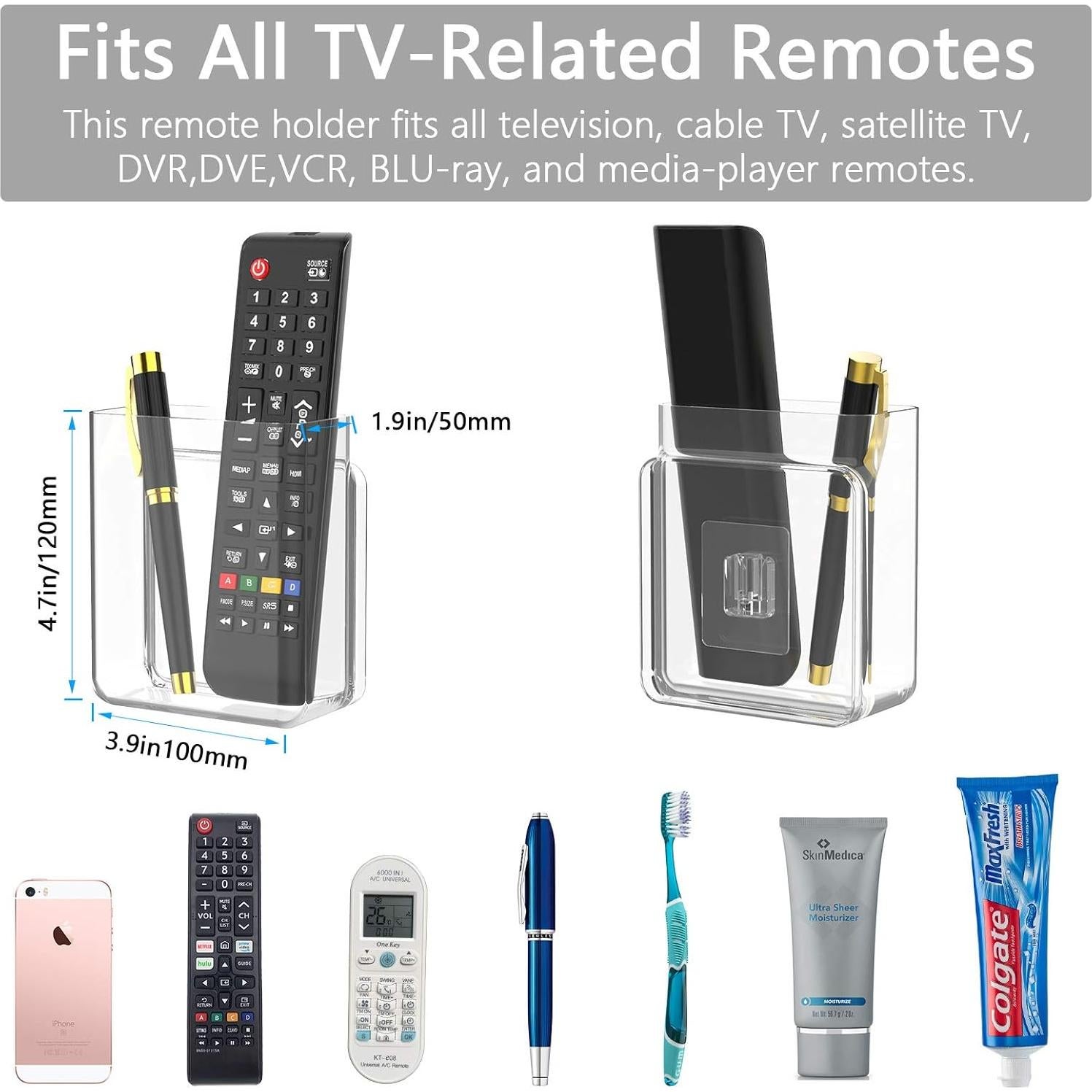 Soporte de Control Remoto y Teléfonos Yocice Transparente