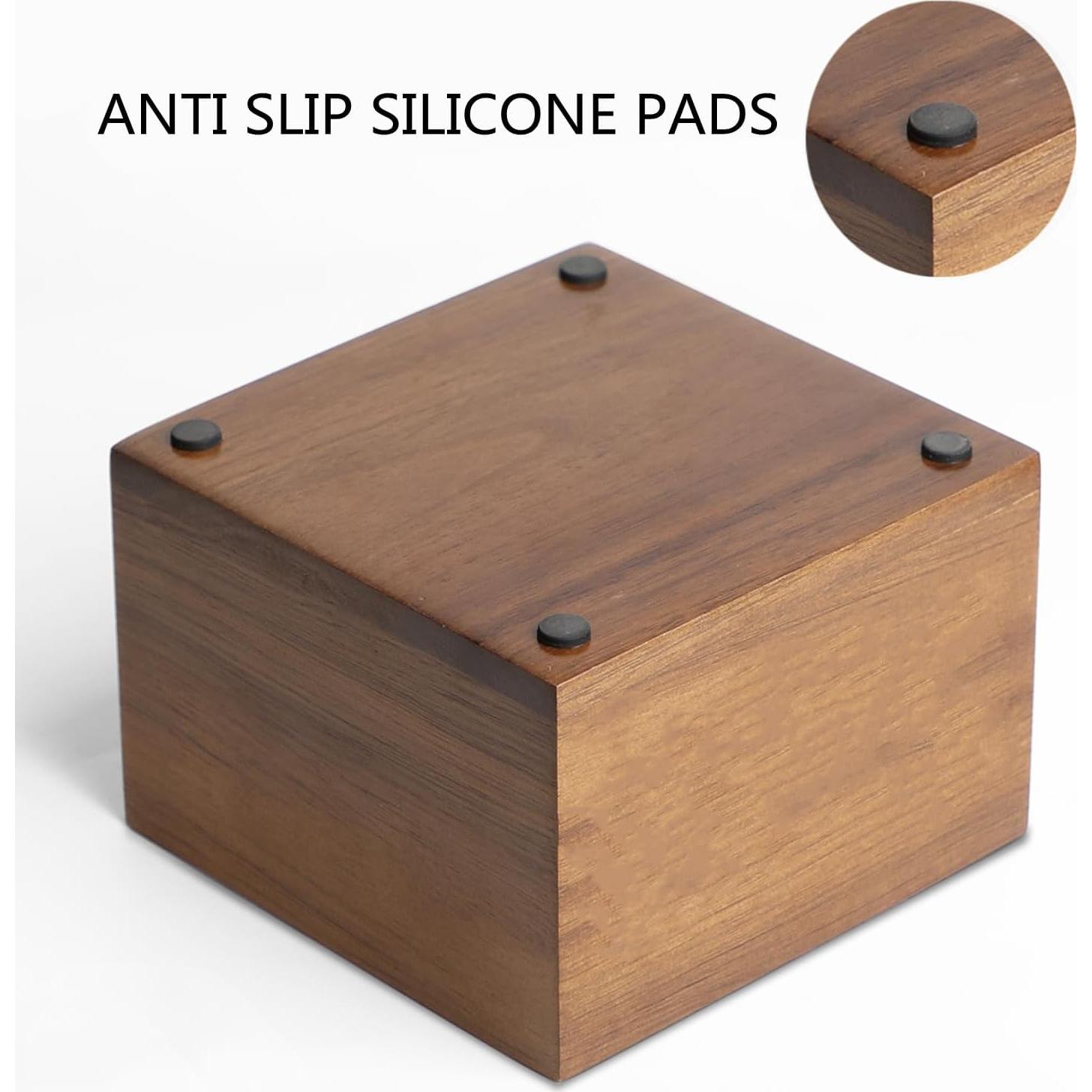 Soporte de Control Remoto de Madera Acacia LBEMEY - Marrón