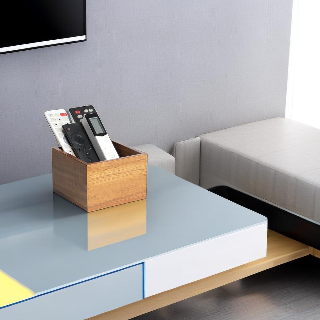 Soporte de Control Remoto de Madera Acacia LBEMEY - Marrón