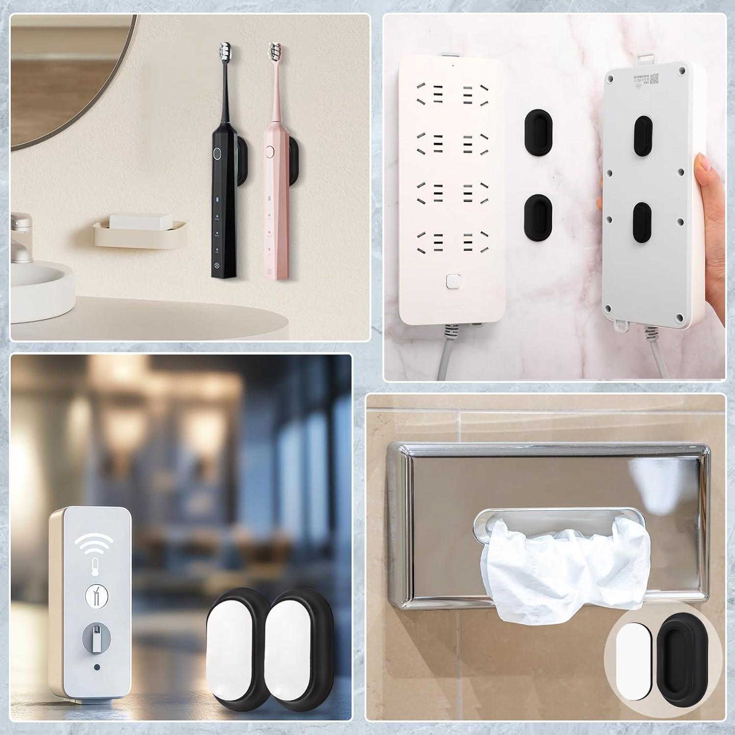 Soporte Magnético para Control Remoto Shimeyao 12 Piezas Negro