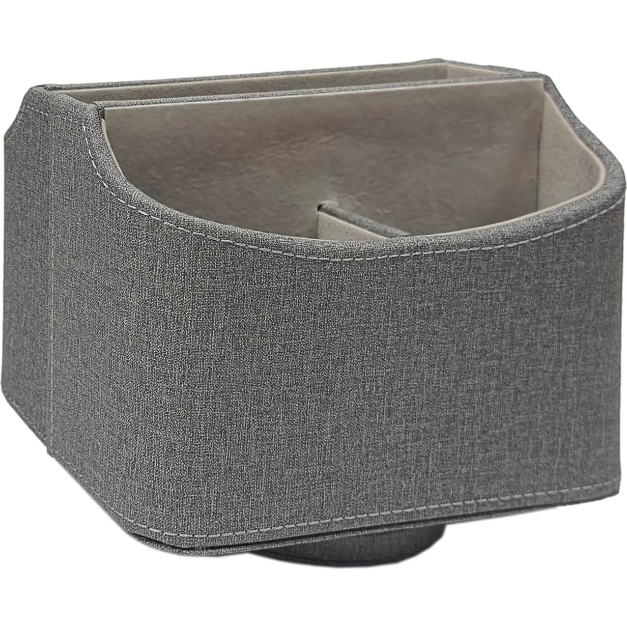 Organizador de Escritorio Giratorio UnionBasic Gris Lino 360°