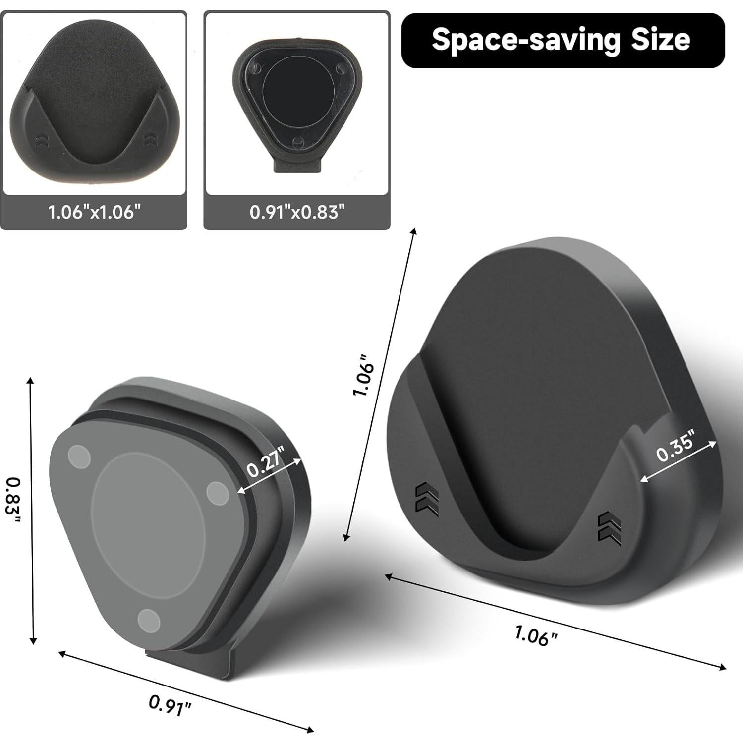 Soporte Magnético para Control Remoto YONGJIA - Negro - Pared
