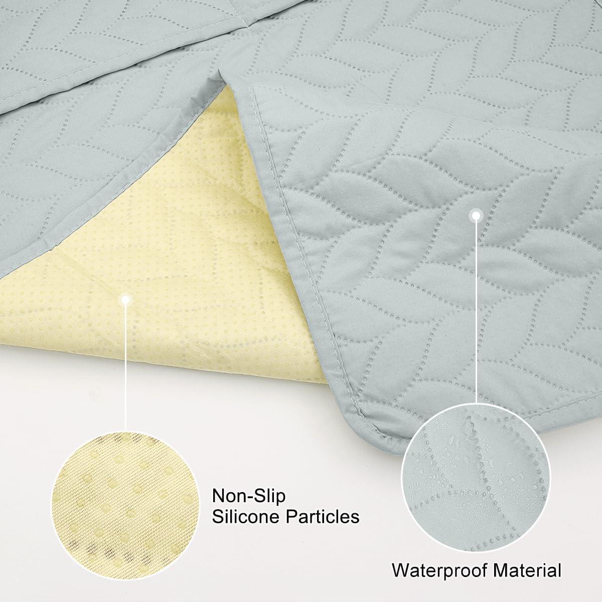 Organizador de Reposabrazos Sofá HADEEONG Gris Claro 6 Bolsillos