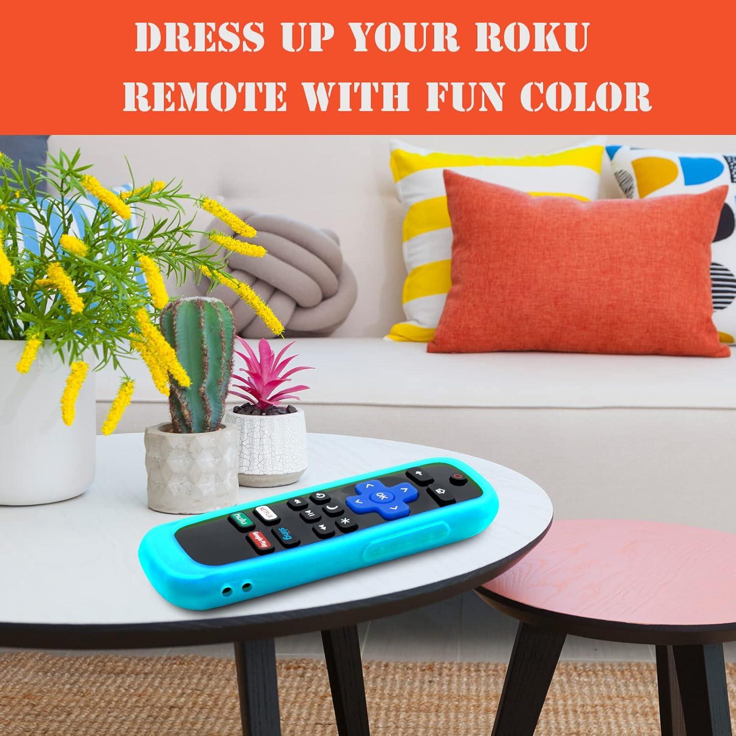 Funda de Silicona para Control Remoto Roku - Silicloak - Brilla en la Oscuridad