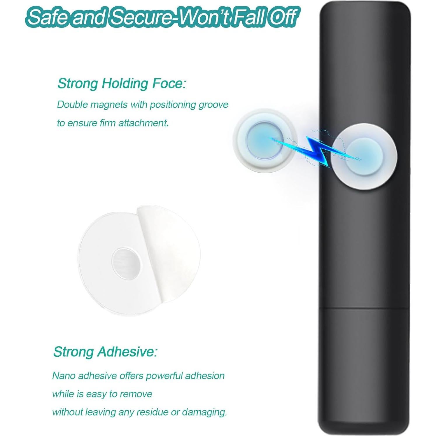 Soporte Magnético para Control Remoto Freewindo - 5 Piezas Blanco