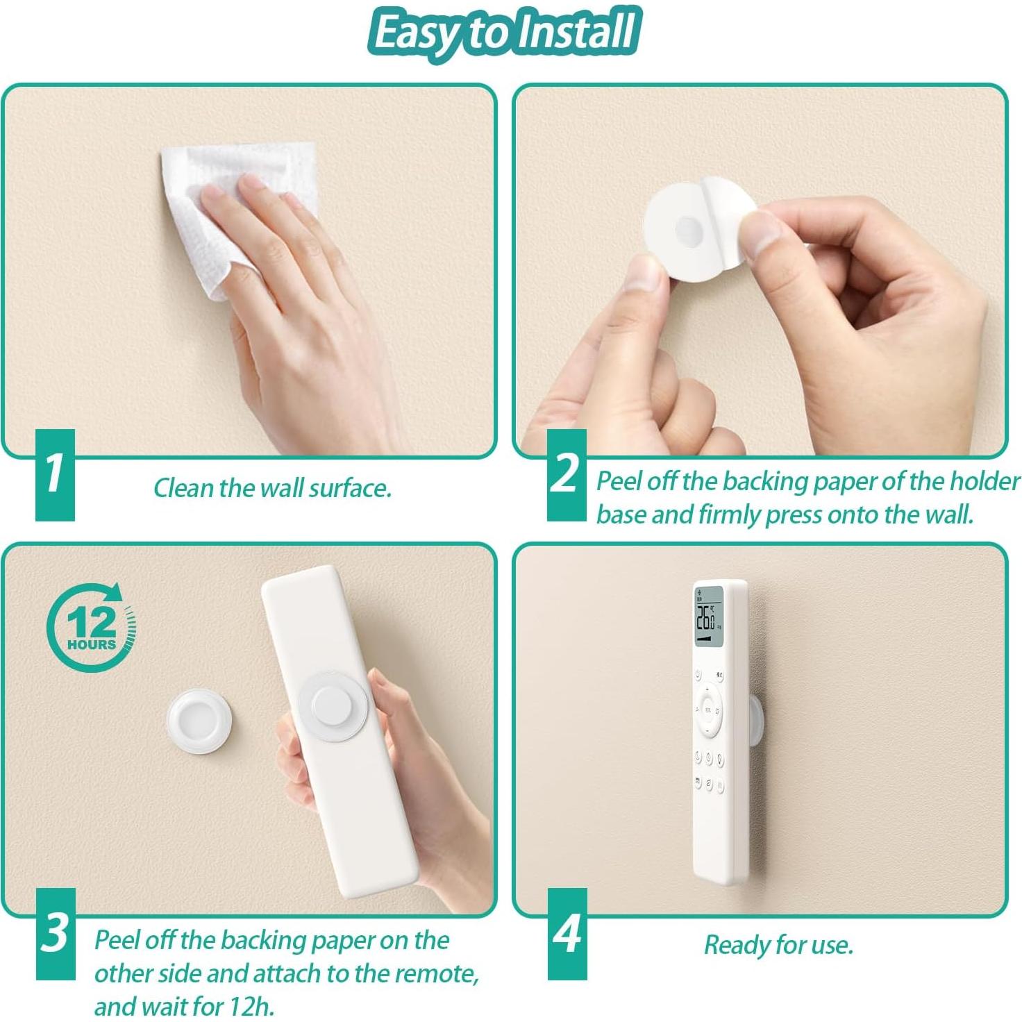 Soporte Magnético para Control Remoto Freewindo - 5 Piezas Blanco