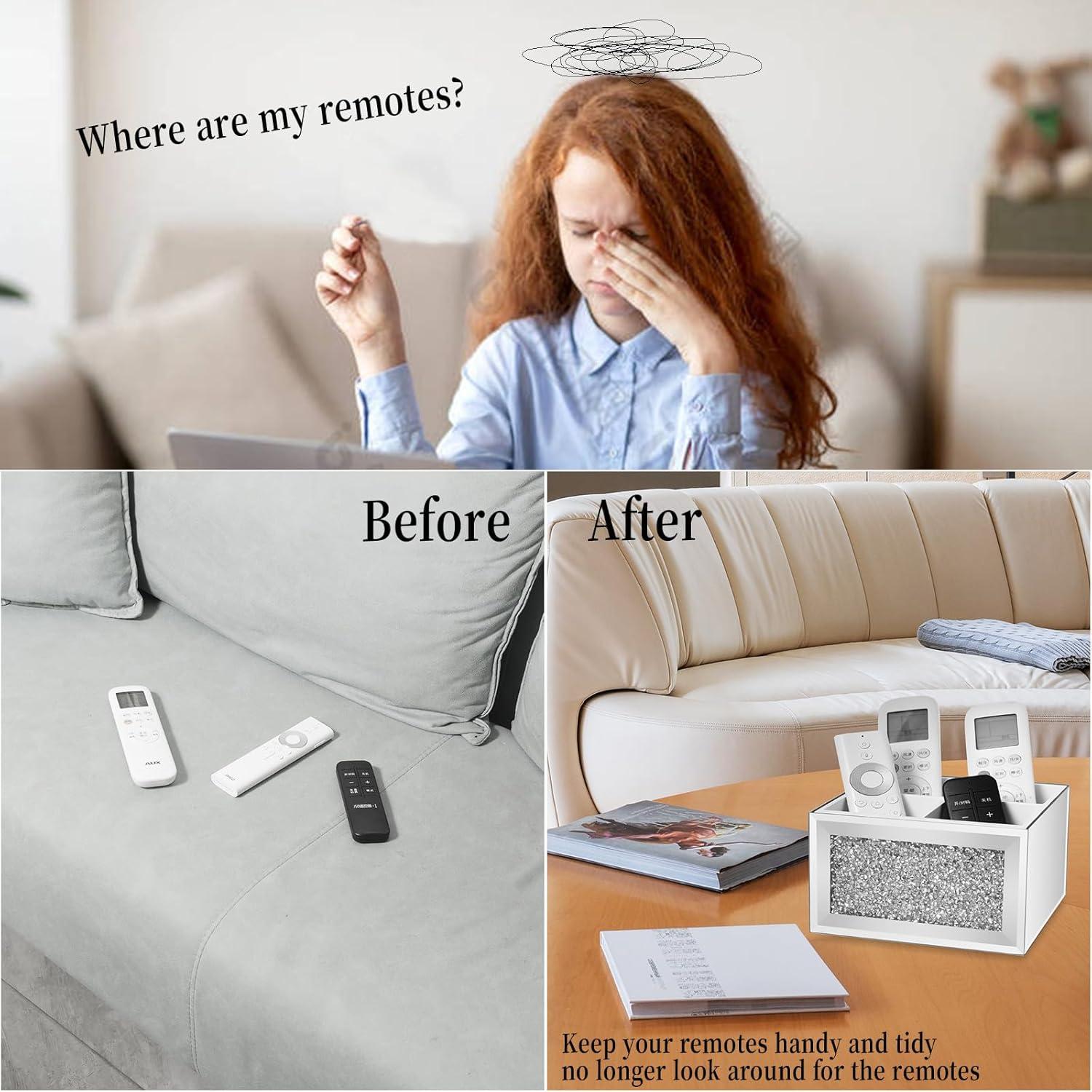 Soporte Giratorio 360 para Control Remoto SWTHONY Plateado