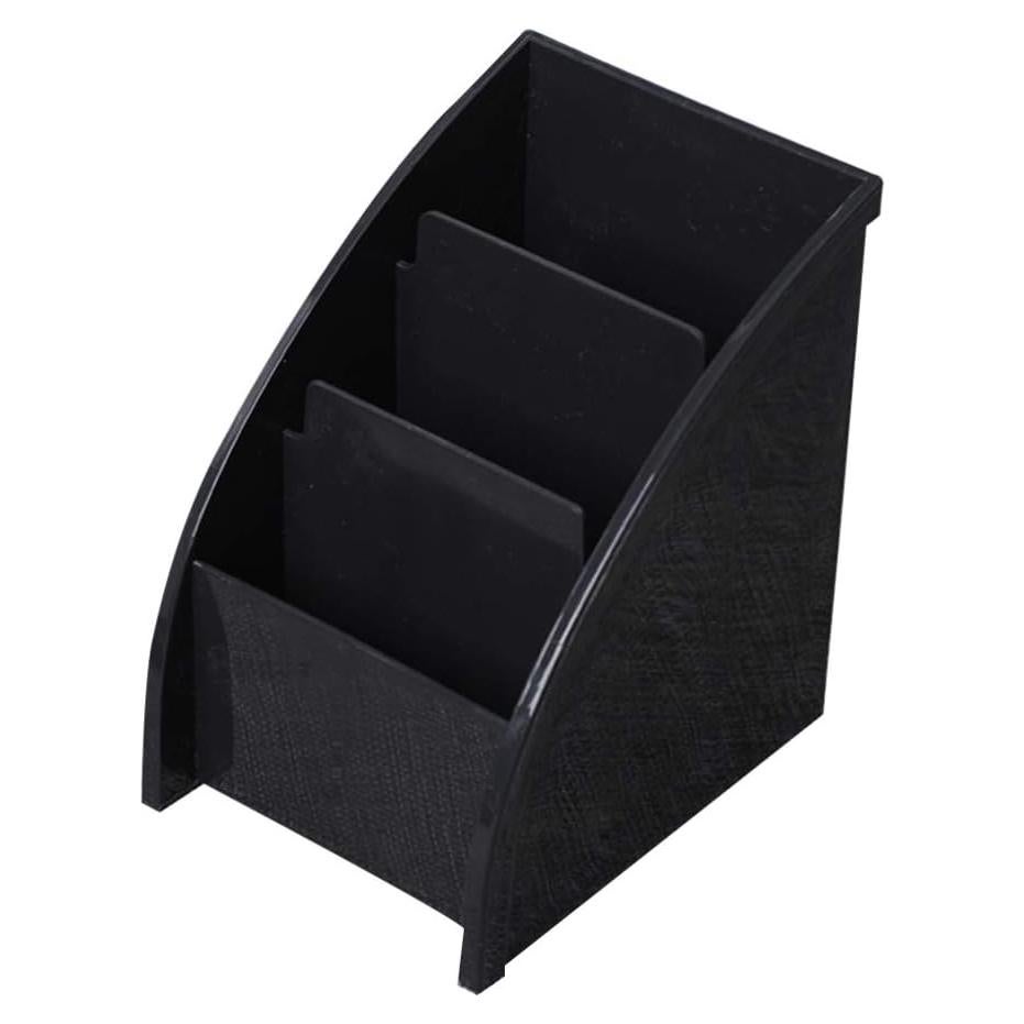Soporte Organizador de Control Remoto DOITOOL 3 Compartimentos Negro