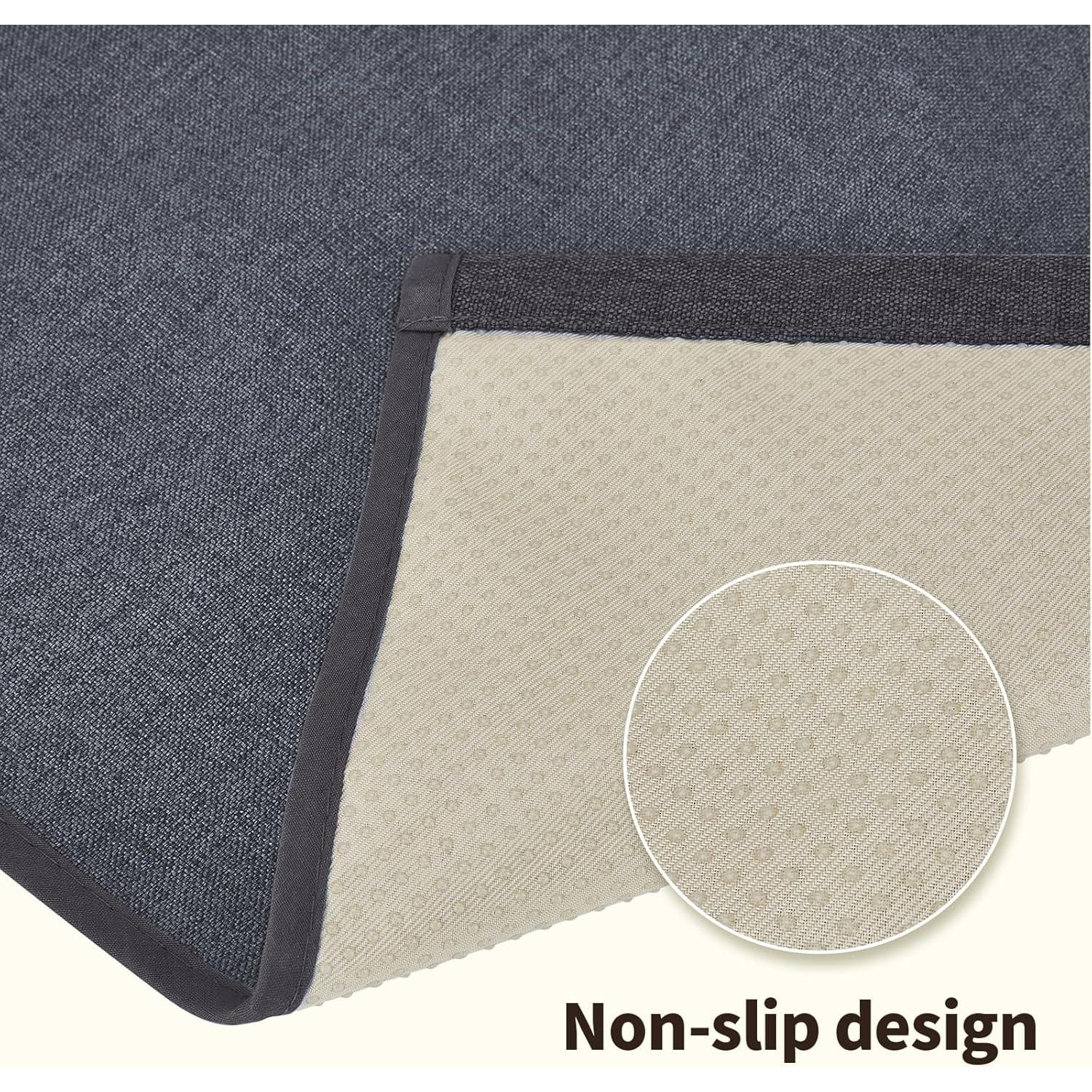 Soporte Organizador de Control Remoto Teniux Gris Oscuro 5 Bolsillos