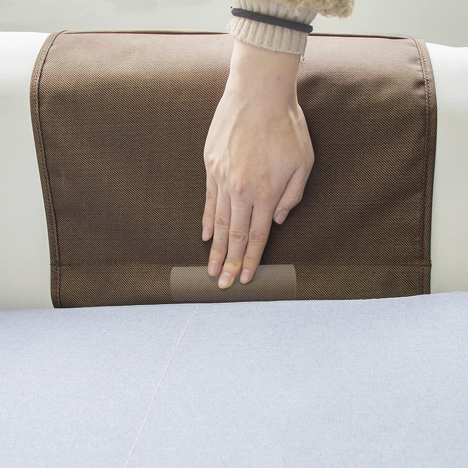 Organizador de Reposabrazos MDSTOP 7 Bolsillos Poliester Café