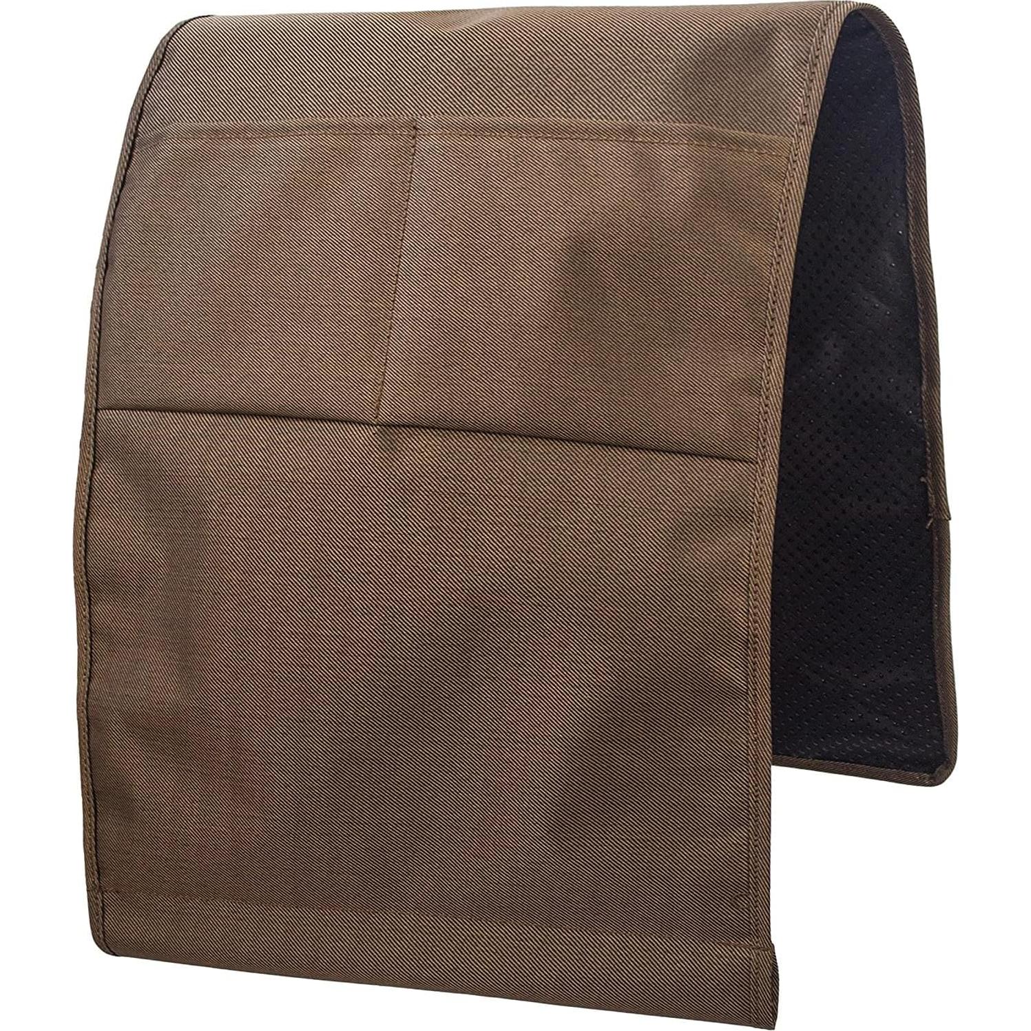 Organizador de Reposabrazos MDSTOP 7 Bolsillos Poliester Café