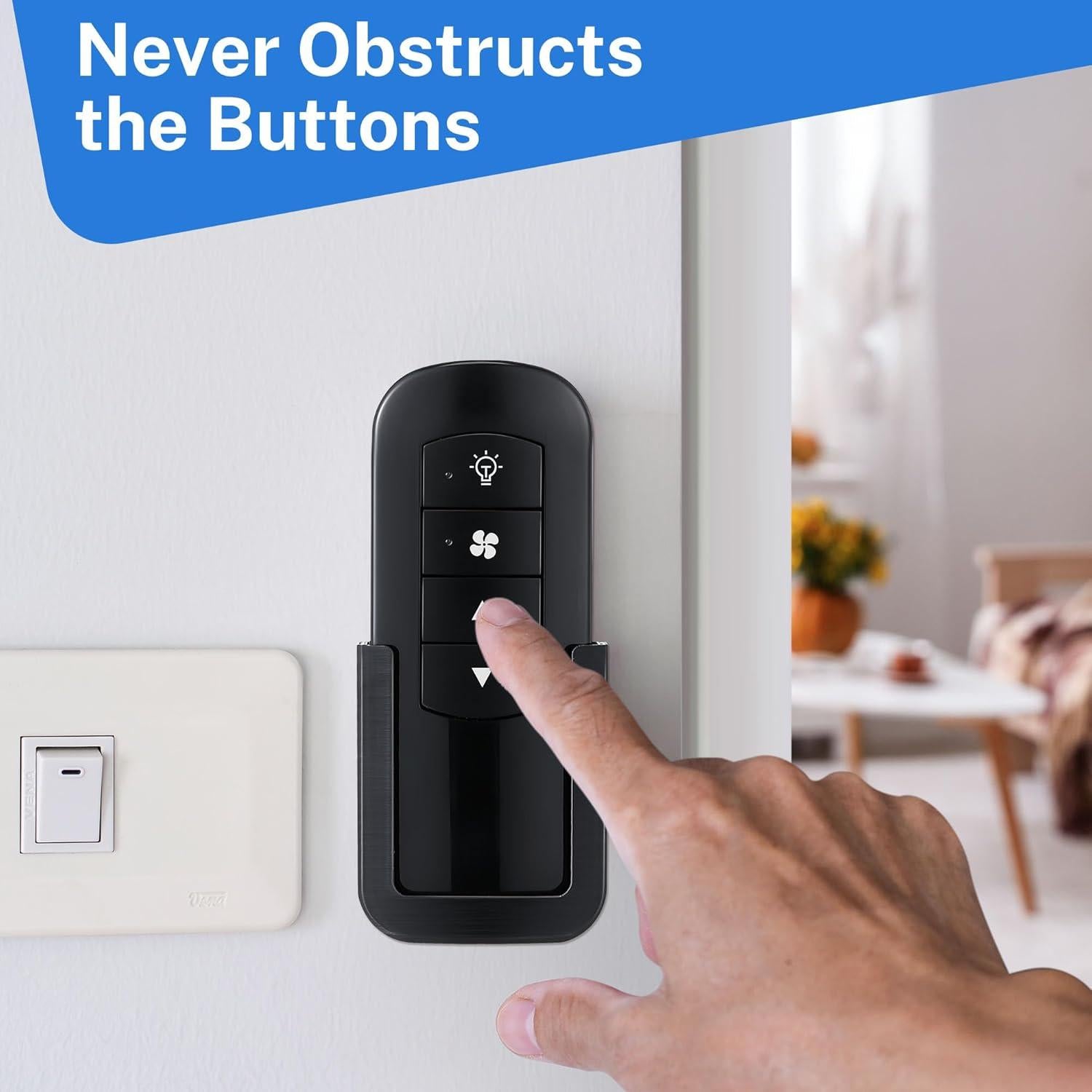 Soporte de Control Remoto para Ventilador de Techo Saillong Negro