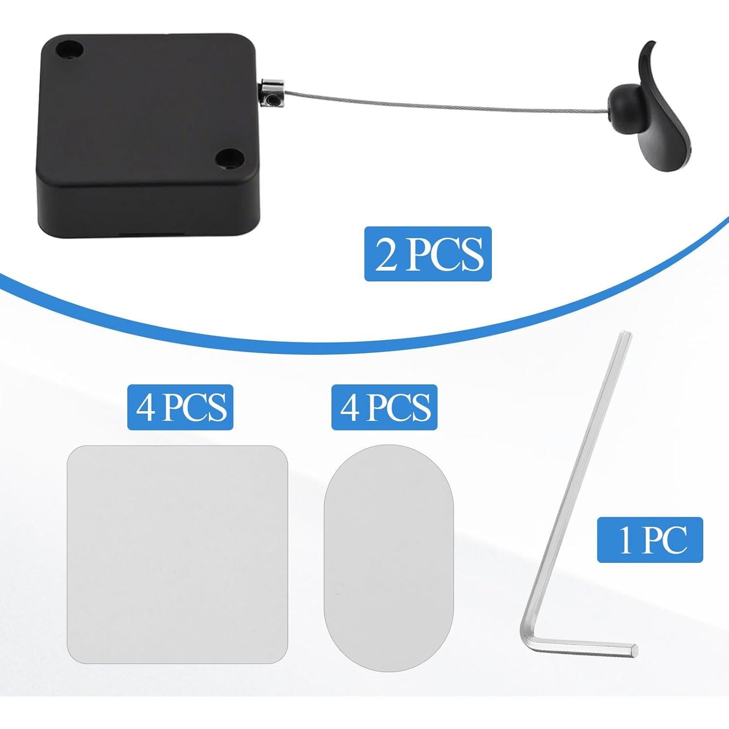 Cuerda Retráctil de Control Remoto Psyqtsuary 1M con Candado