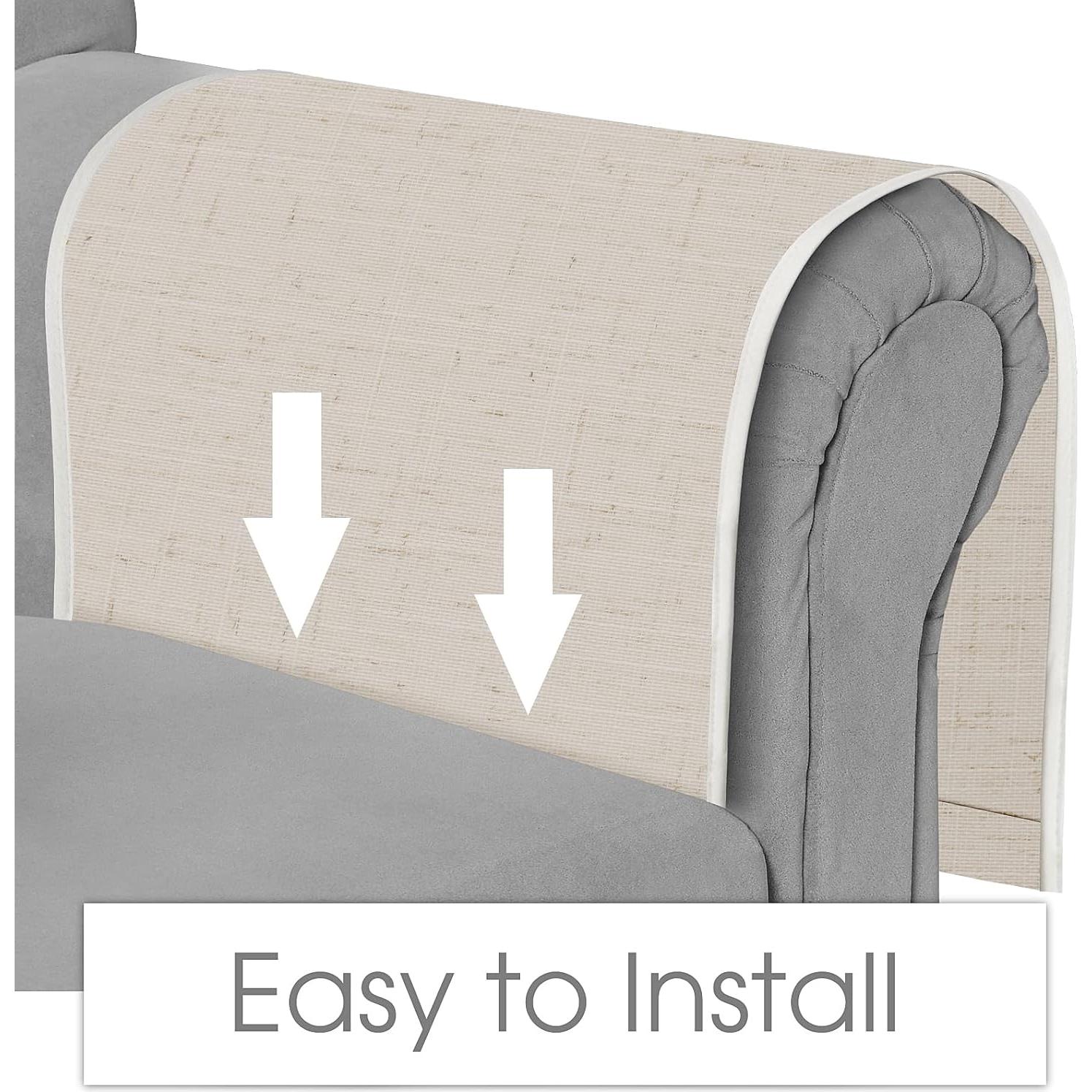 Organizador de Reposabrazos Joywell Beige con 6 Bolsillos