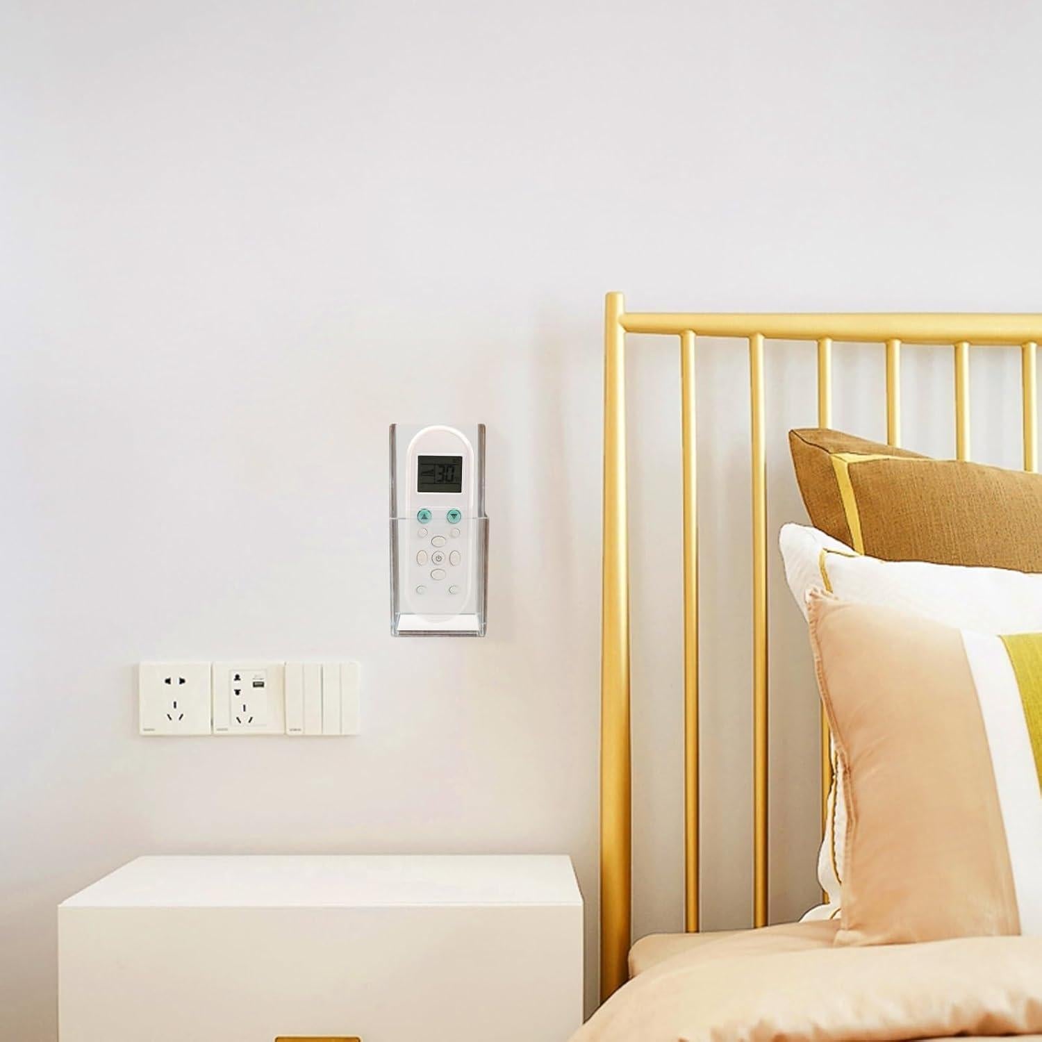 Soporte de Pared para Control Remoto Bruislard Transparente 14cm