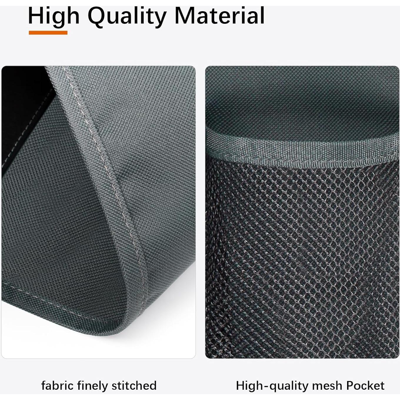 Caddy Lateral de Cama WOMACO Mediano Gris con Soporte