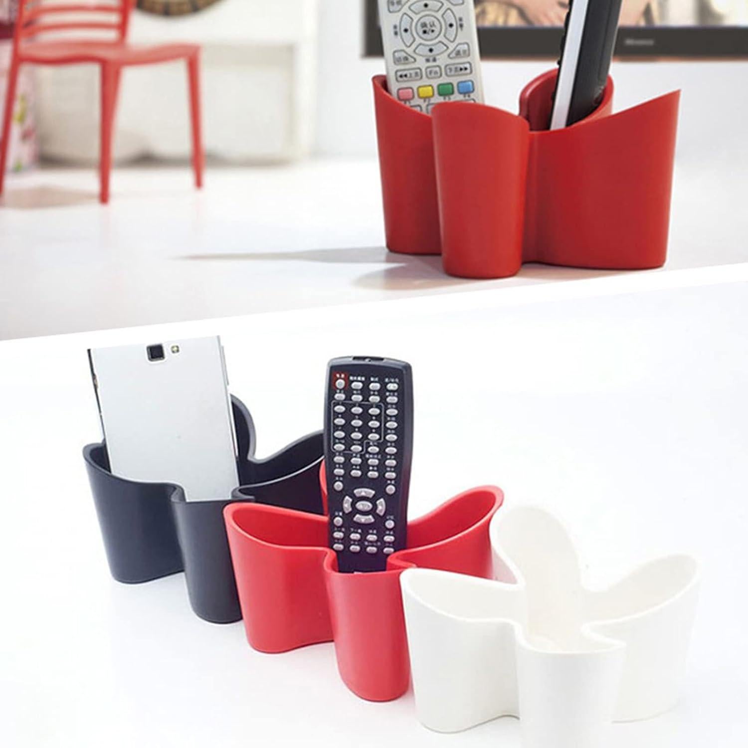 Organizador de Escritorio Multi-Funcional Khakho Blanco 12.5x12.5cm