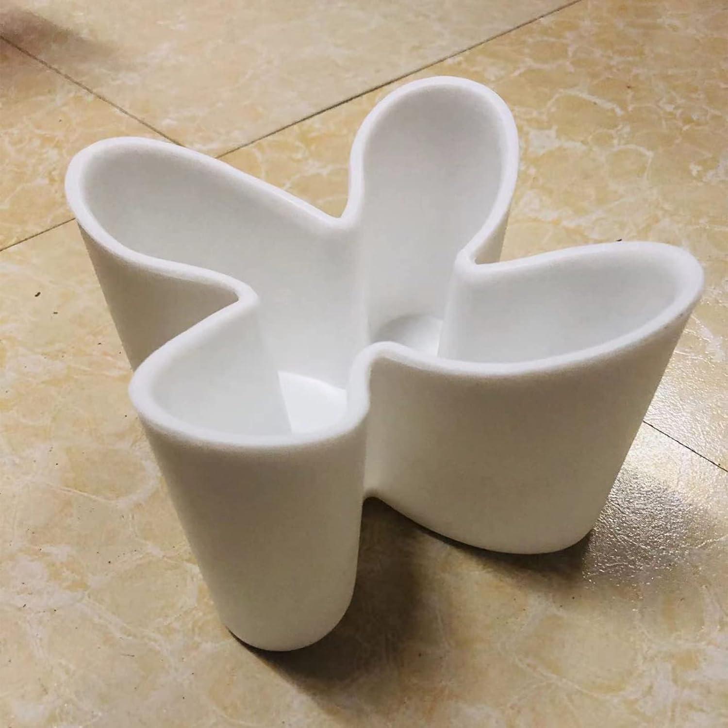 Organizador de Escritorio Multi-Funcional Khakho Blanco 12.5x12.5cm