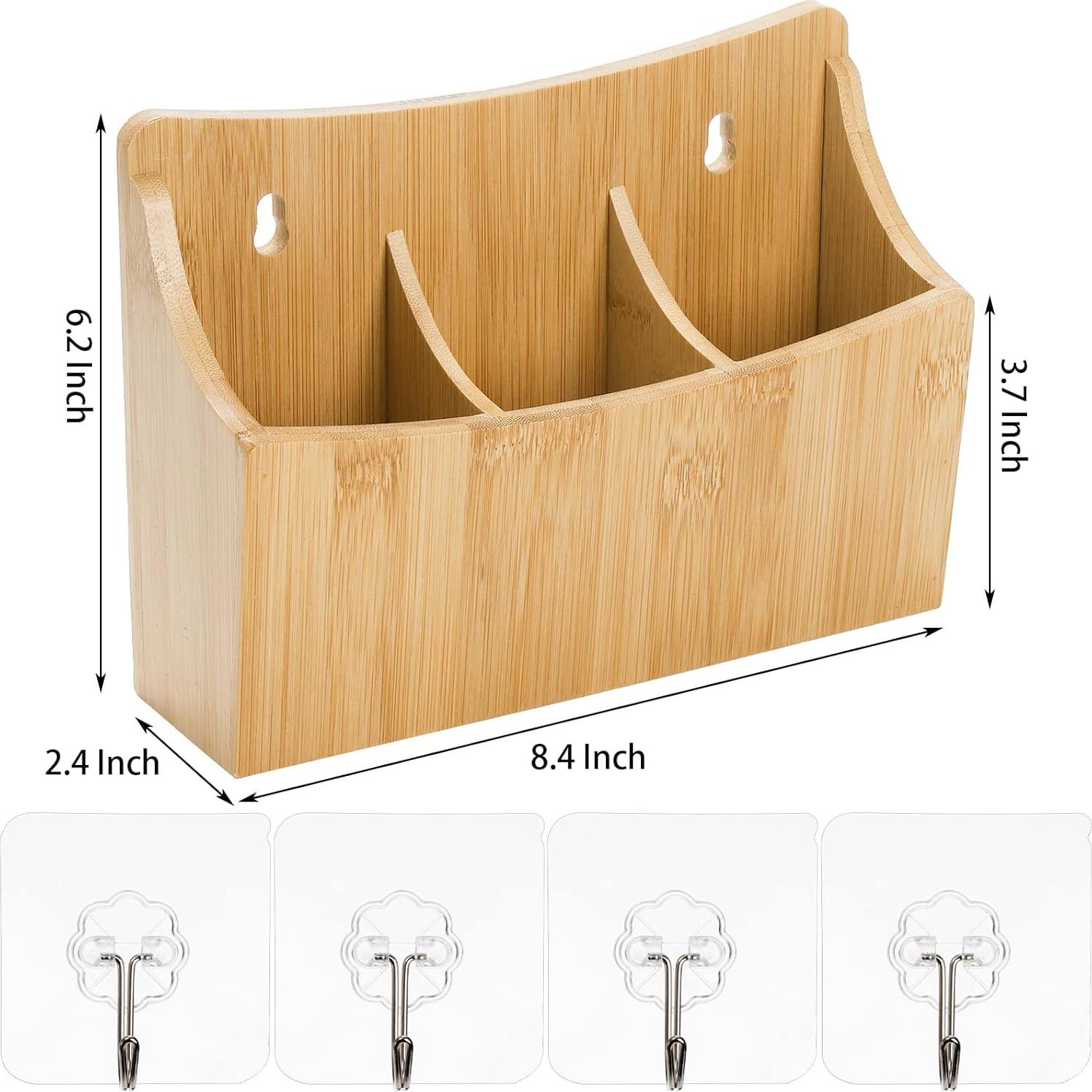 Soporte de Marcadores y Bolígrafos Nicunom de Bambú - Paquete de 2