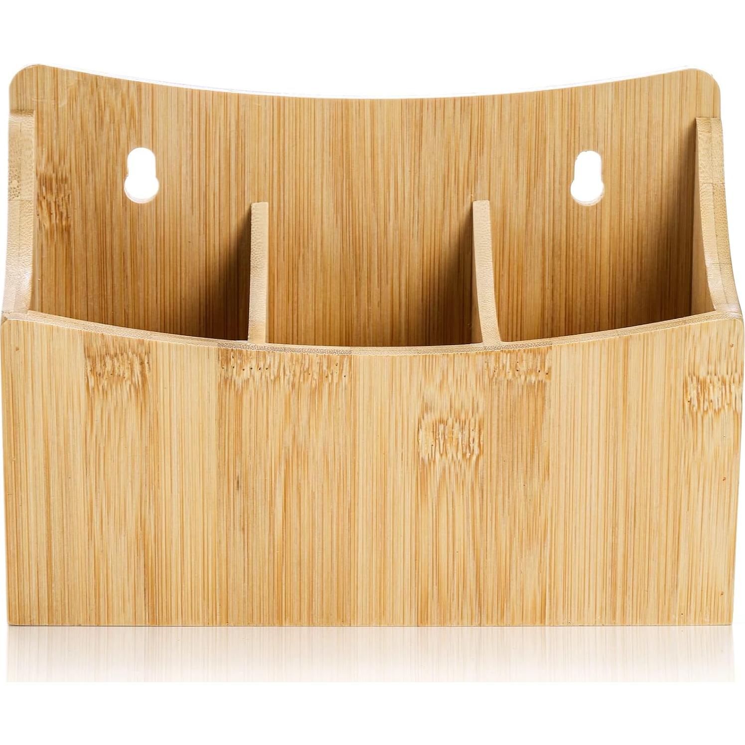 Soporte de Marcadores y Bolígrafos Nicunom de Bambú - Paquete de 2