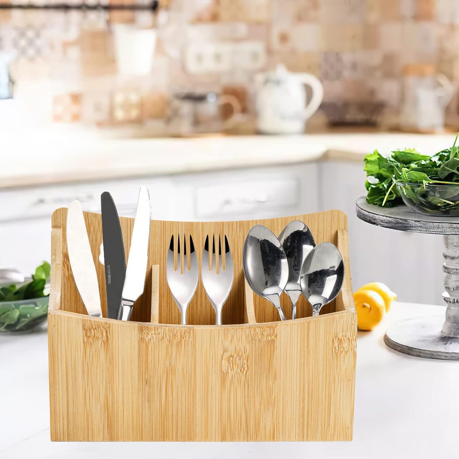 Soporte de Marcadores y Bolígrafos Nicunom de Bambú - Paquete de 2