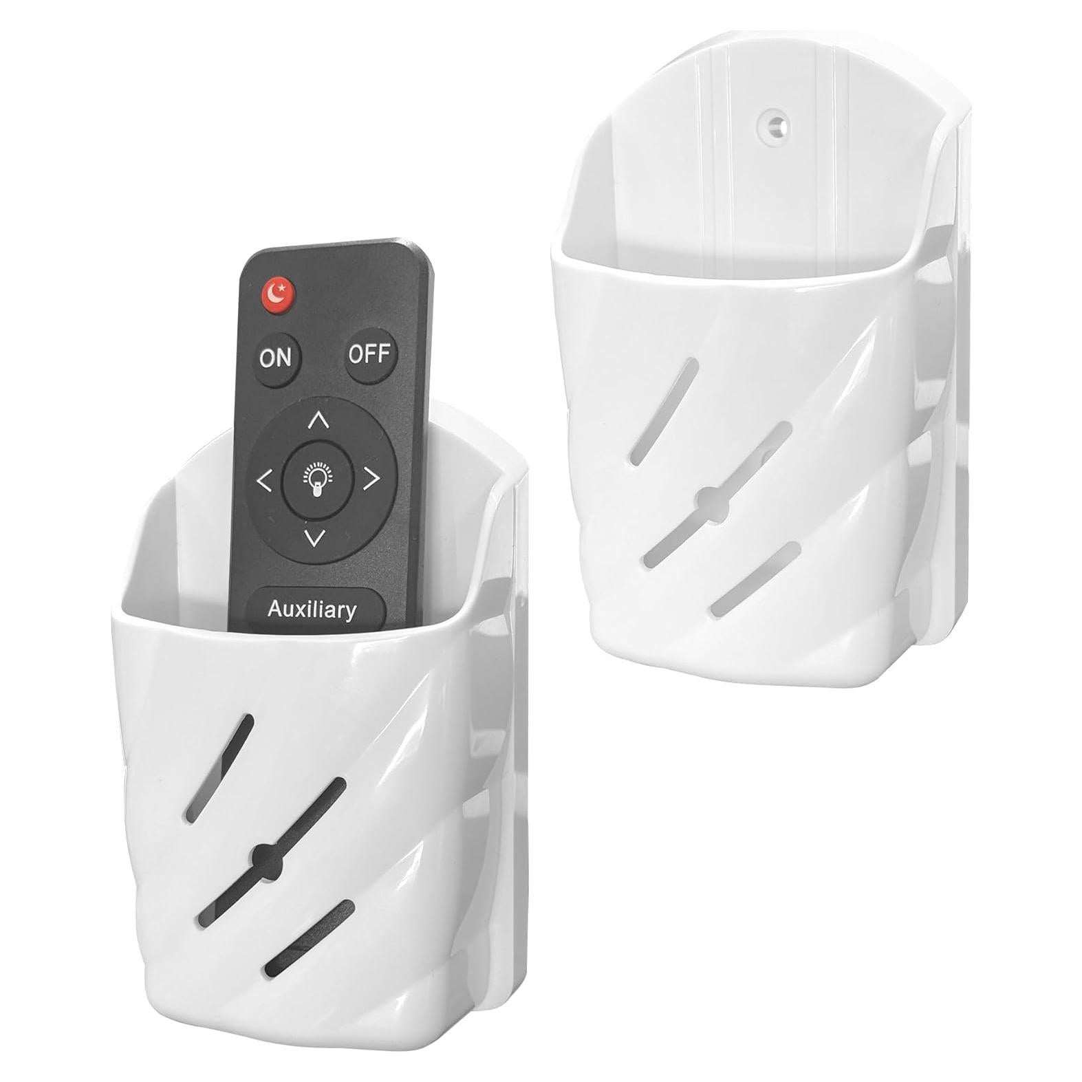 Soporte de Pared para Control Remoto KOXHERO 2 Pcs Blanco