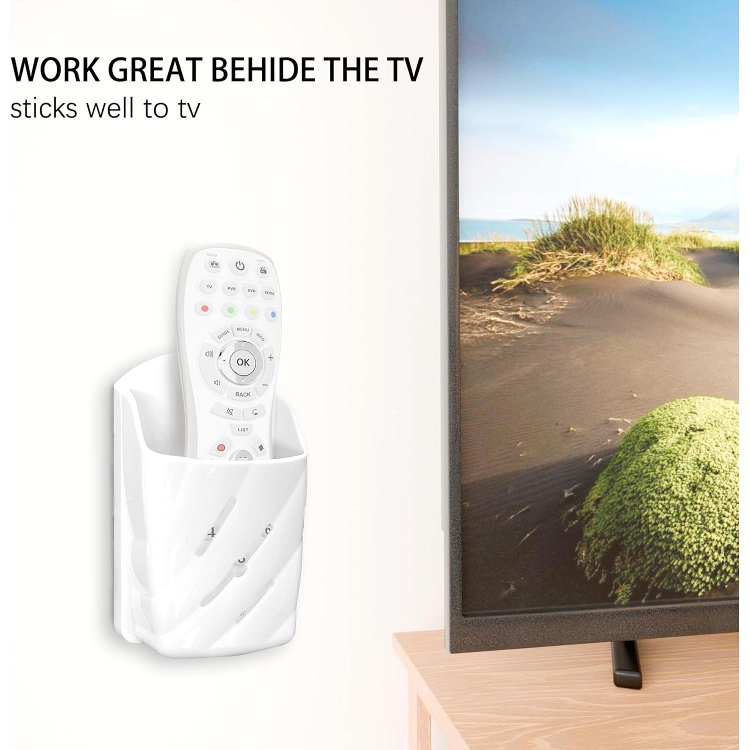 Soporte de Pared para Control Remoto KOXHERO 2 Pcs Blanco