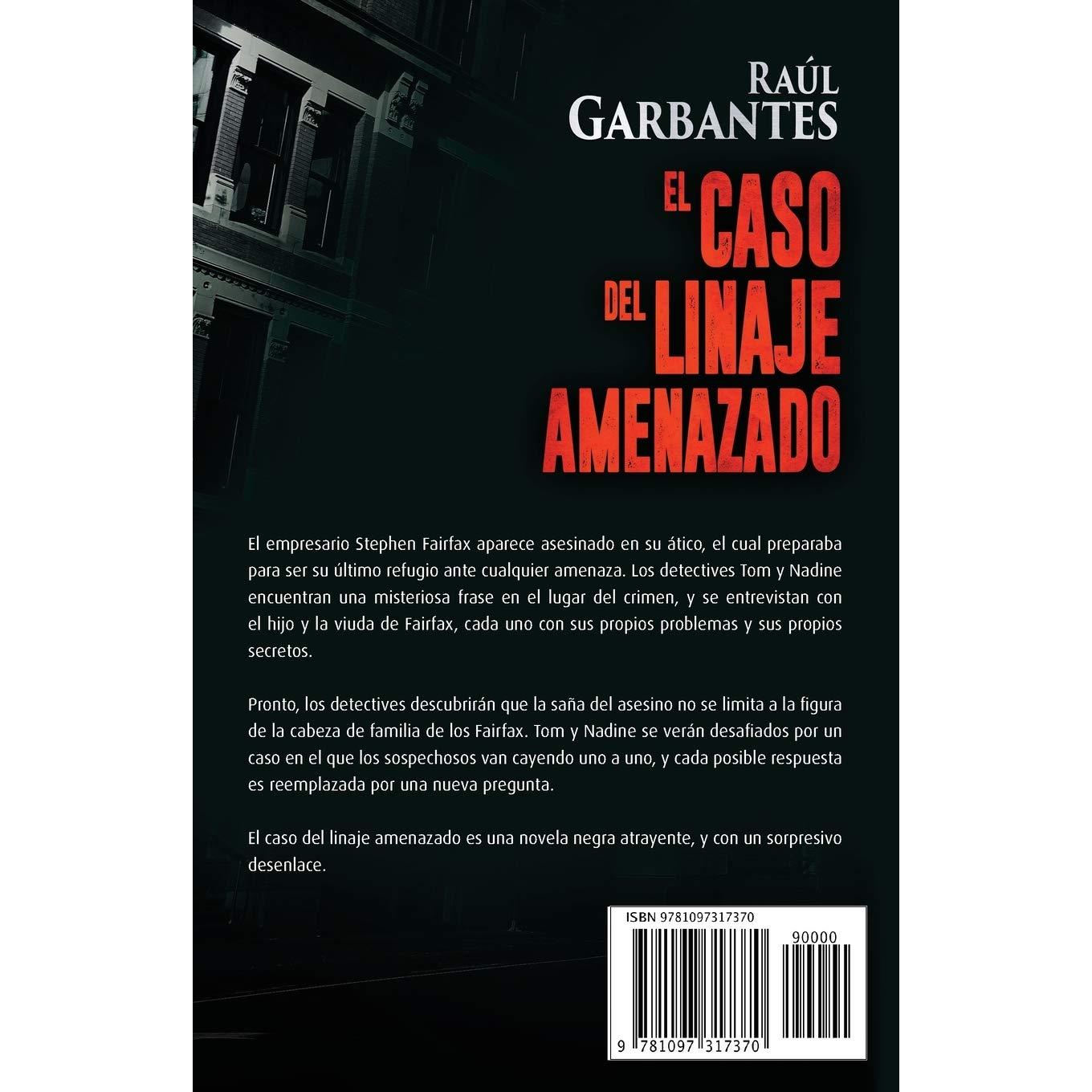El caso del linaje amenazado: Una novela policíaca de misterio y crimen (La brigada de crímenes graves) (Spanish Edition)