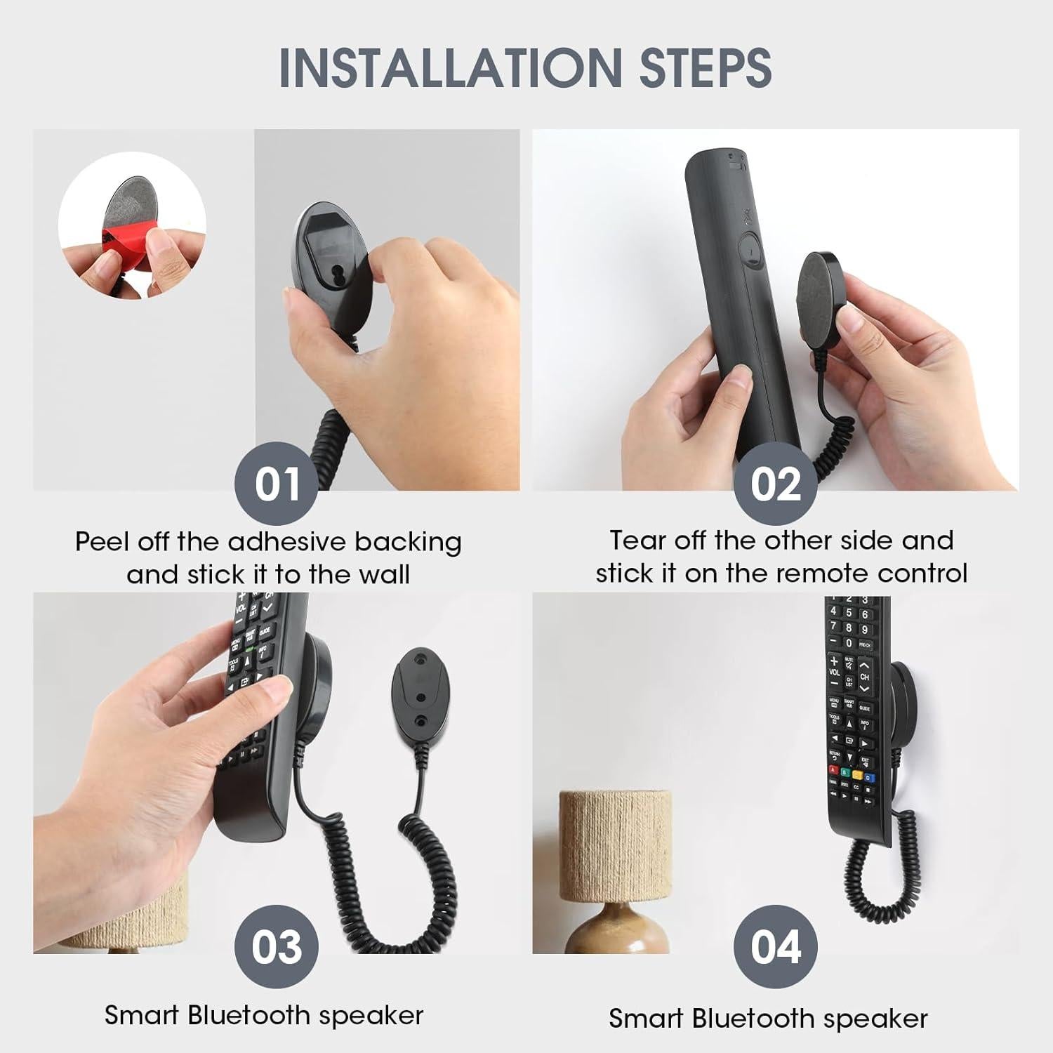 Soporte Magnético KAKUPPA para Control Remoto - 3 Pcs, 50kg