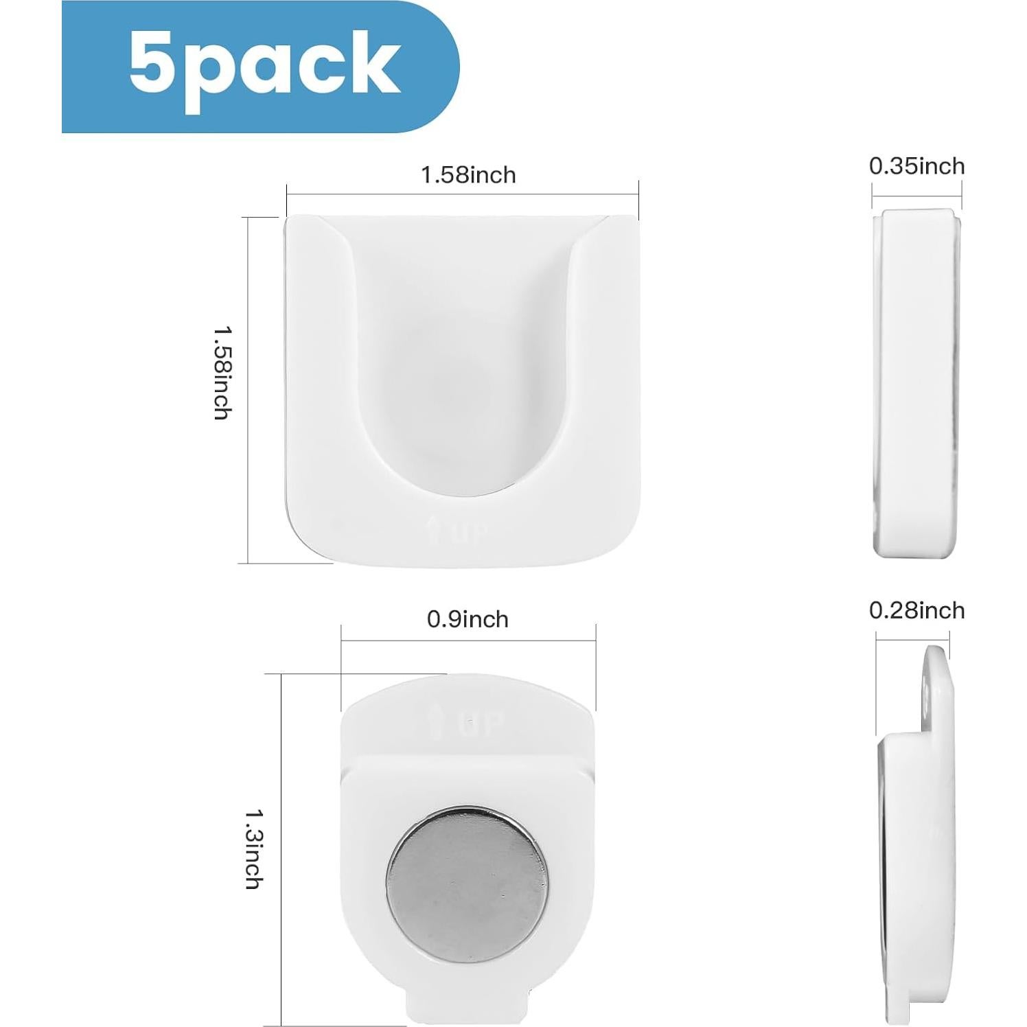 Soporte Magnético para Control Remoto MAWFOZIN - Paquete de 5