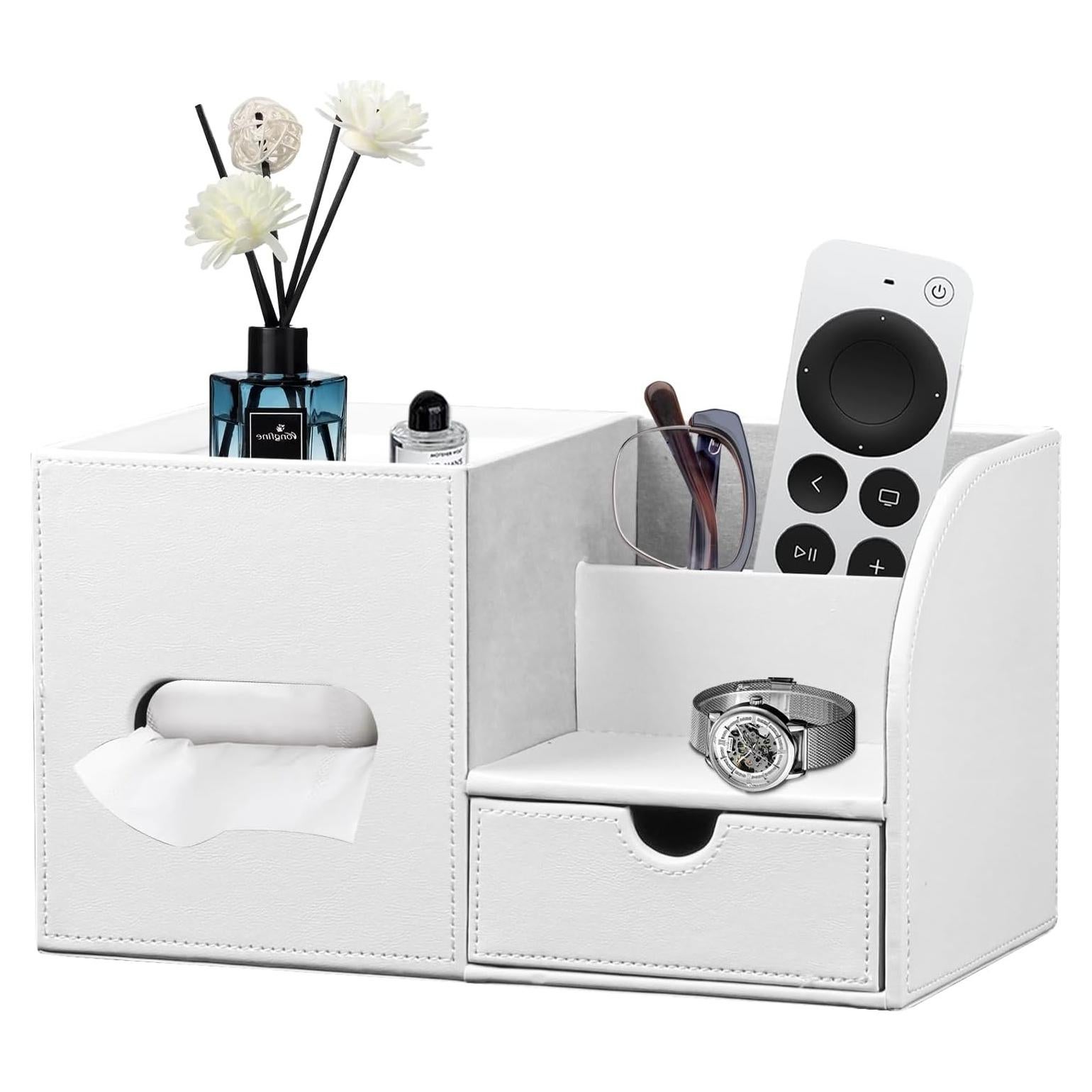 Cubierta de Caja de Pañuelos Fanousy con Bandeja y Organizador