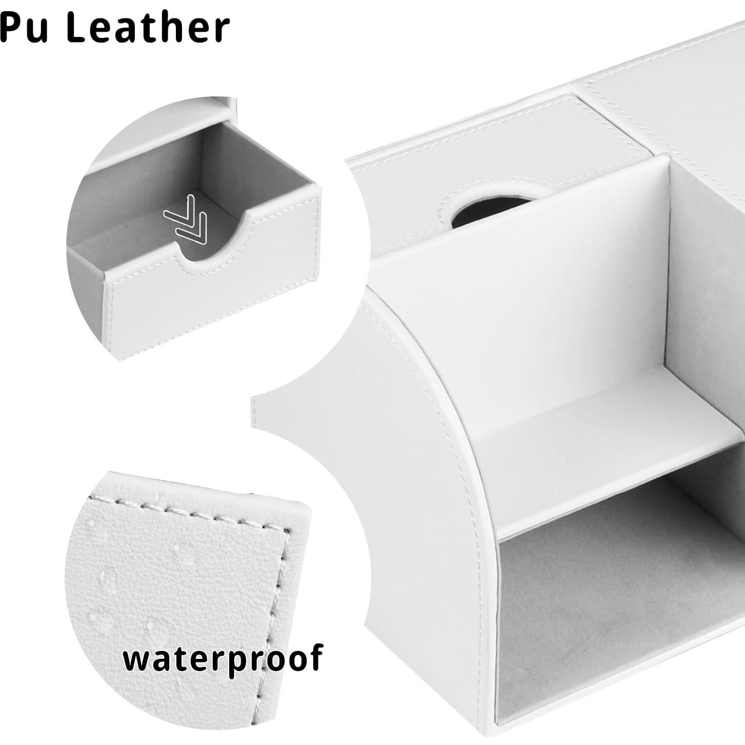 Cubierta de Caja de Pañuelos Fanousy con Bandeja y Organizador