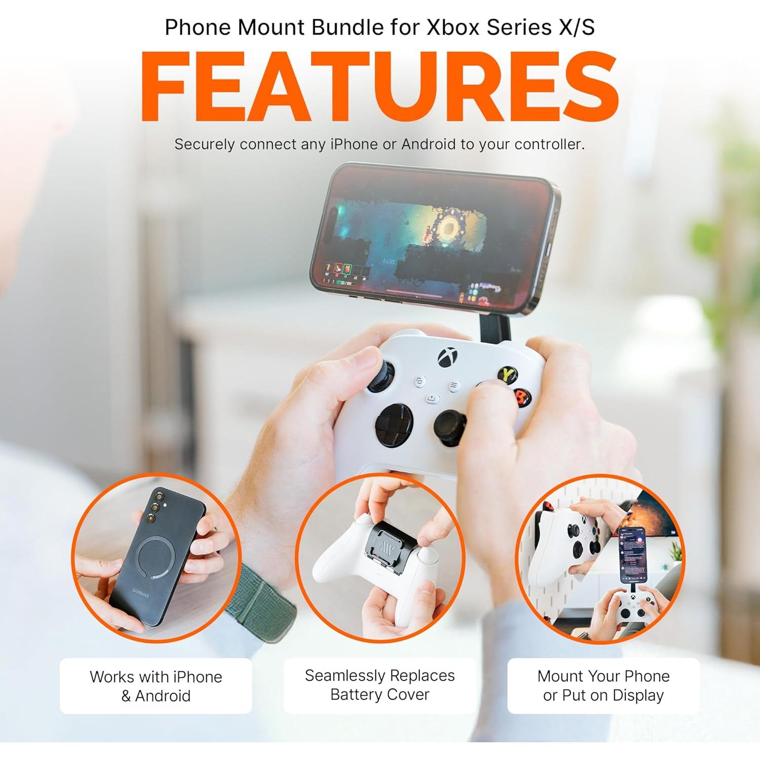 Montaje de Teléfono Mechanism para Controlador Xbox Series X/S