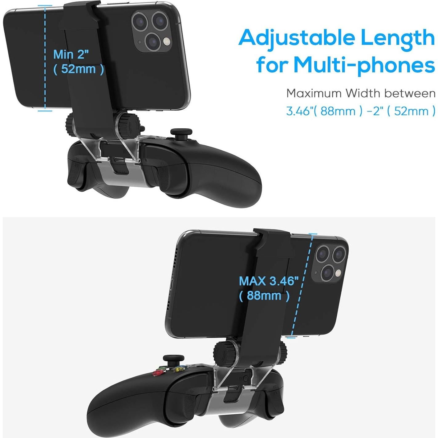 Soporte Clip Ajustable para Teléfono Móvil MENEEA Xbox