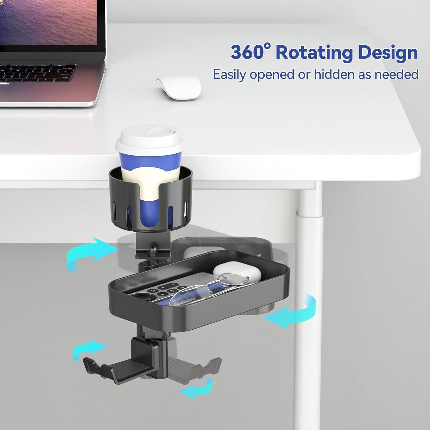 Soporte para Tazas KDD con Ganchos para Auriculares 360°