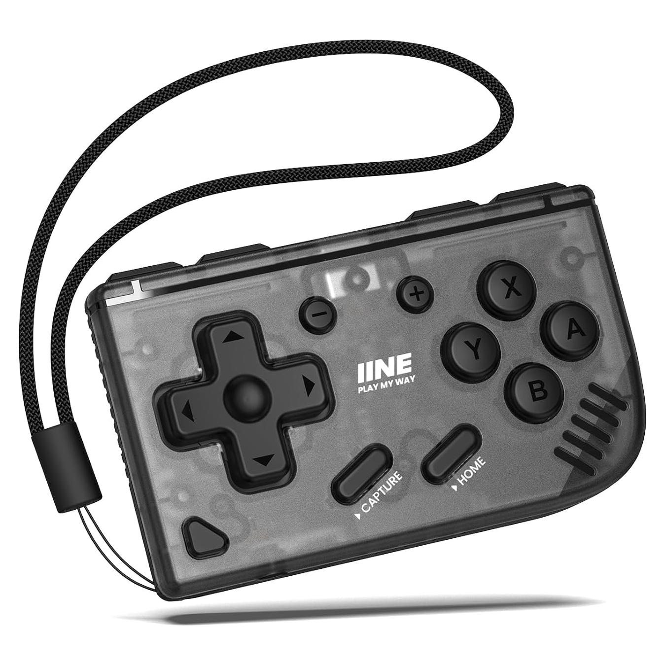 Controlador Inalámbrico Mini IINE Negro para Switch y PC