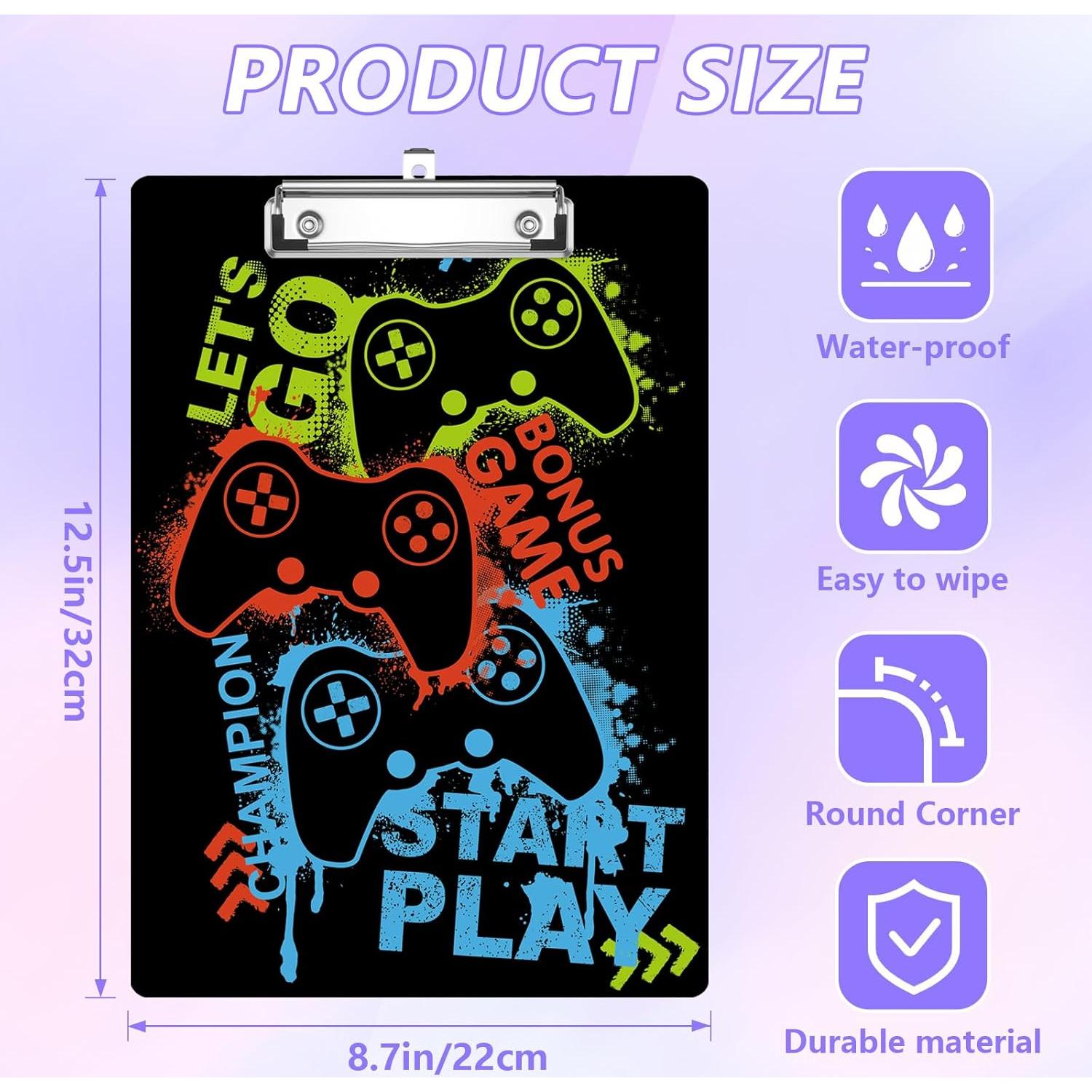 Portapapeles A4 EMXION de Plástico con Clip Metal - Diseño Juego