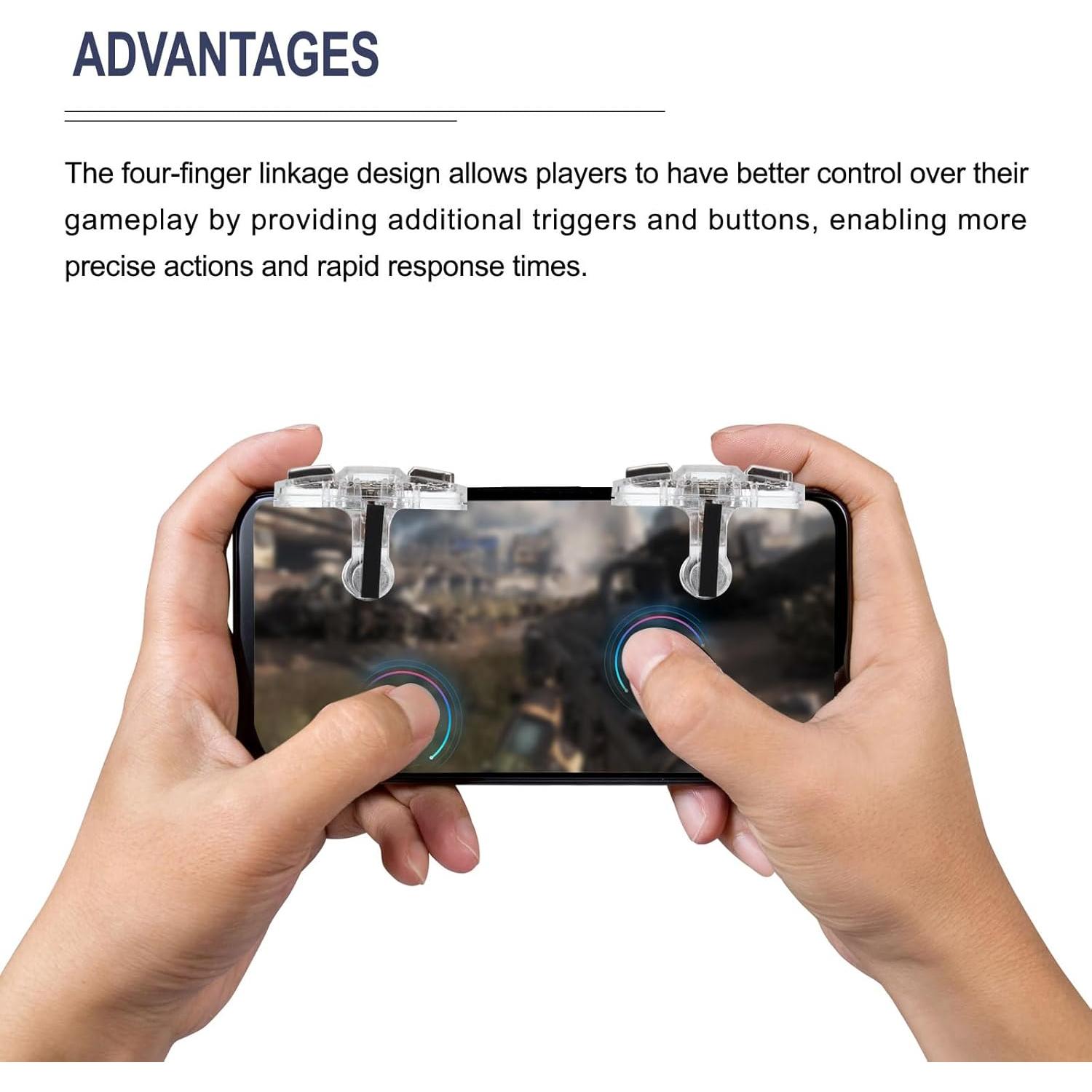 Controlador de Juego Móvil MECCANIXITY Gatillo Universal Negro