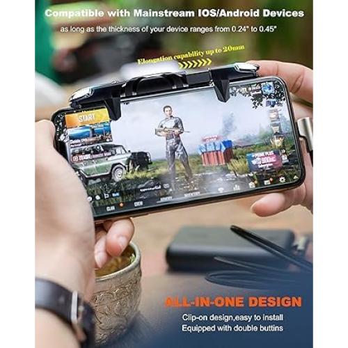 Controlador de Juego Móvil Mikirini L1R1 para Android e iPhone