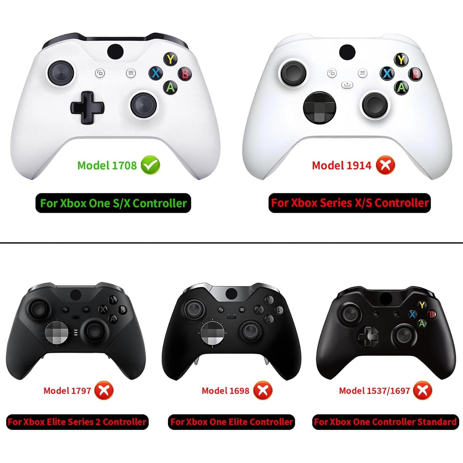 Paneles Laterales Antideslizantes eXtremeRate para Xbox One S/X