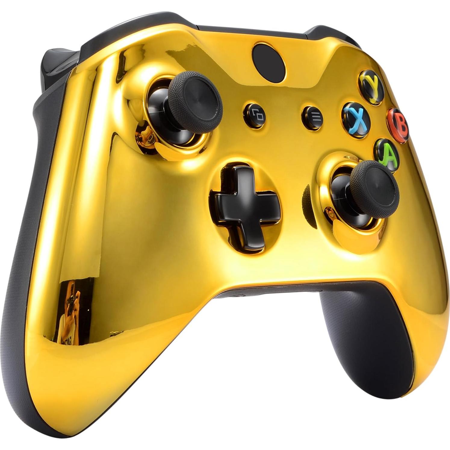 Carcasa Frontal Cromo Dorado eXtremeRate para Xbox One S/X 1708