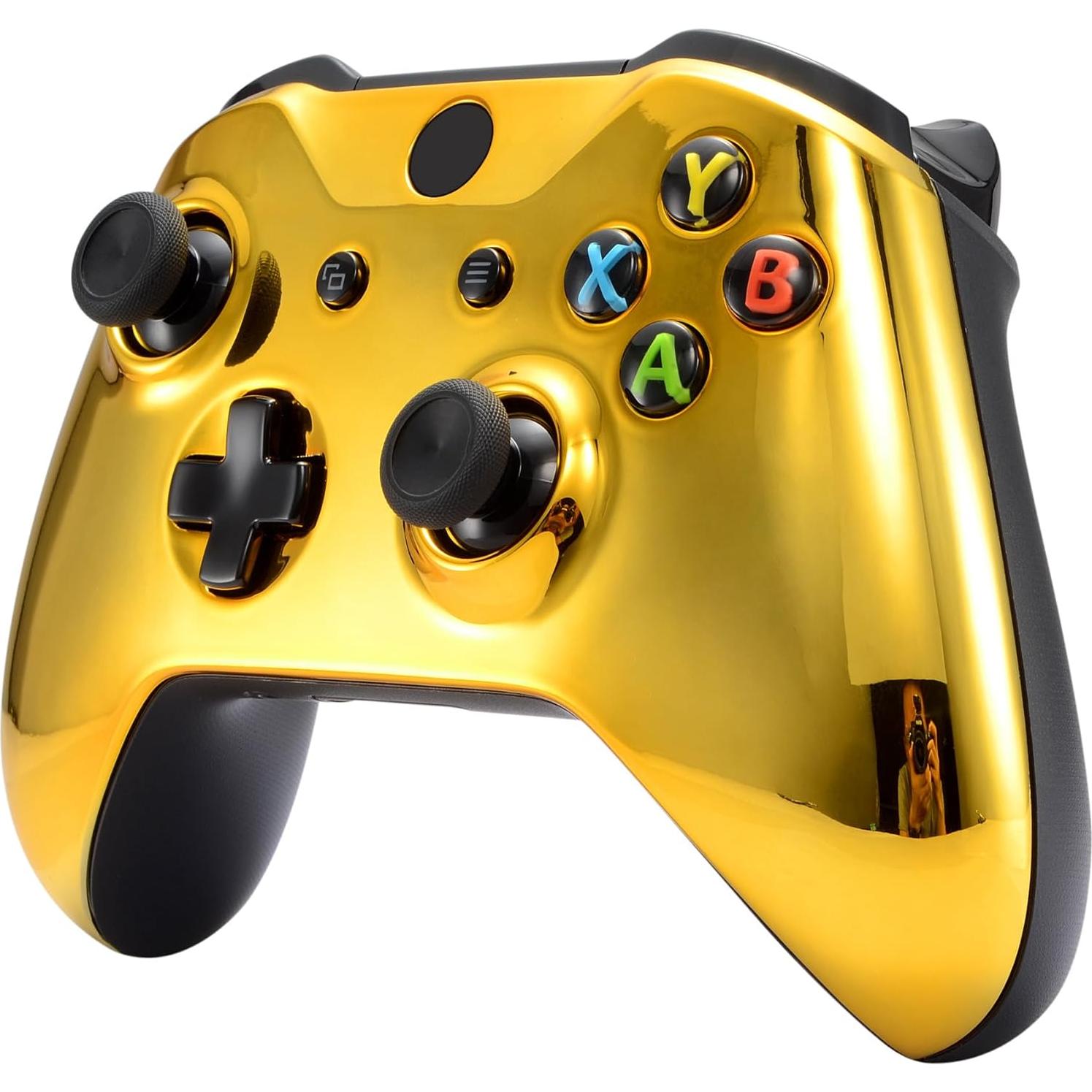 Carcasa Frontal Cromo Dorado eXtremeRate para Xbox One S/X 1708