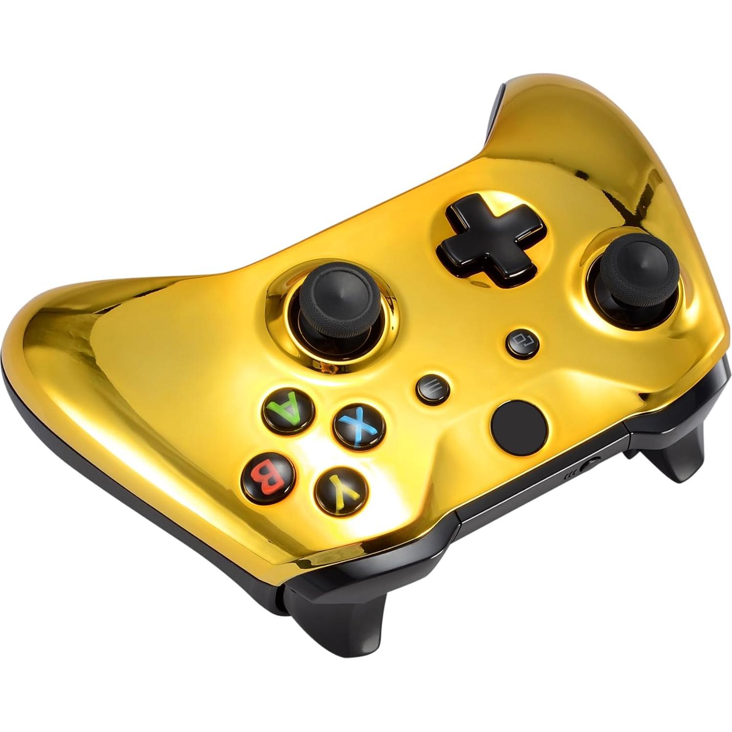 Carcasa Frontal Cromo Dorado eXtremeRate para Xbox One S/X 1708