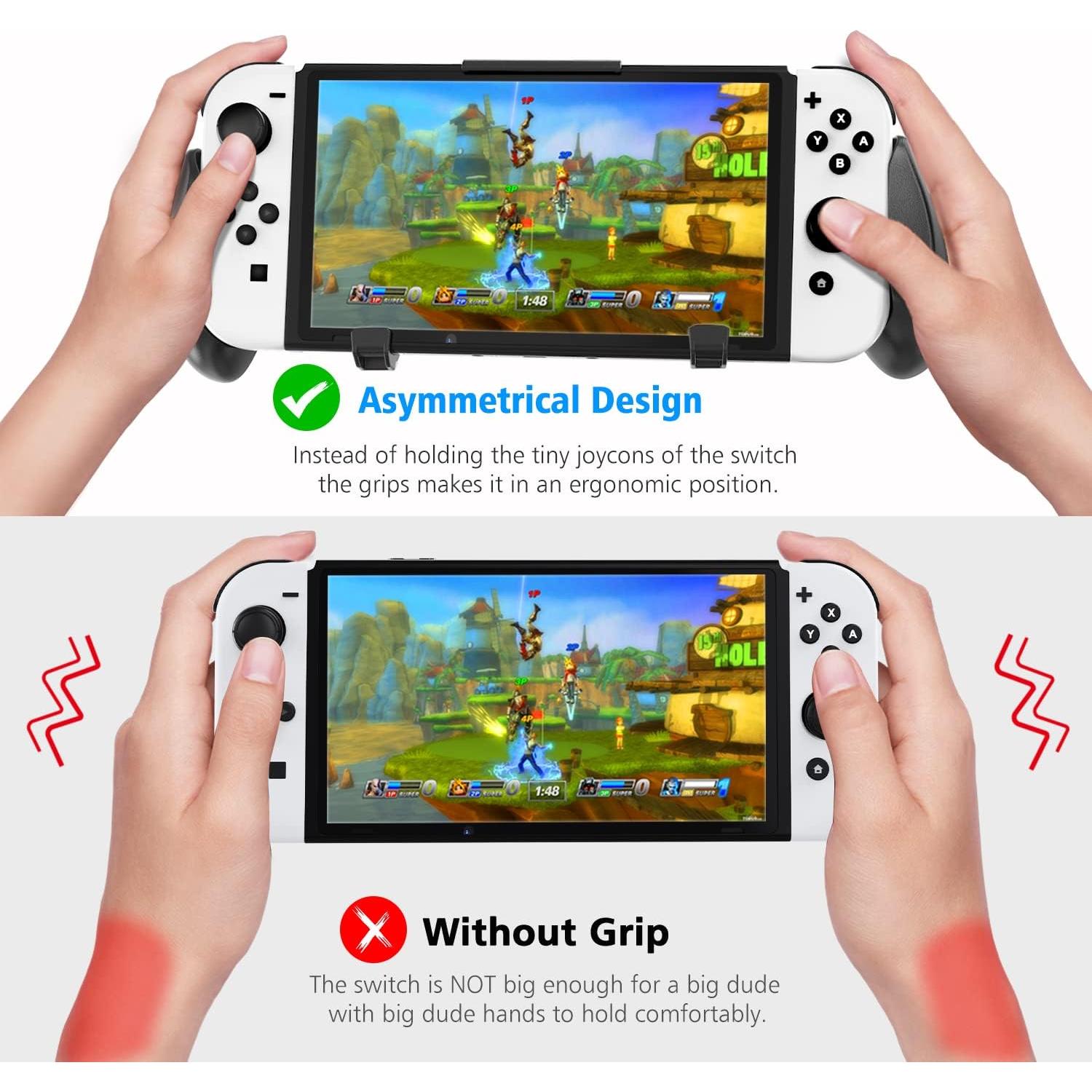 Agarradera OIVO para Nintendo Switch y OLED - Soporte Ajustable