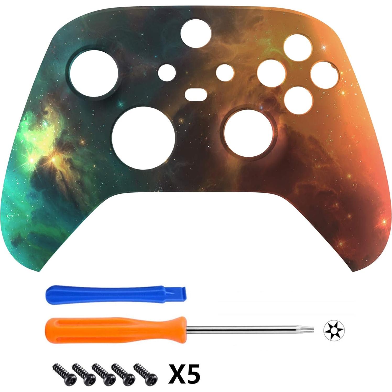 Carcasa Frontal eXtremeRate Naranja Estrella para Xbox Series X/S